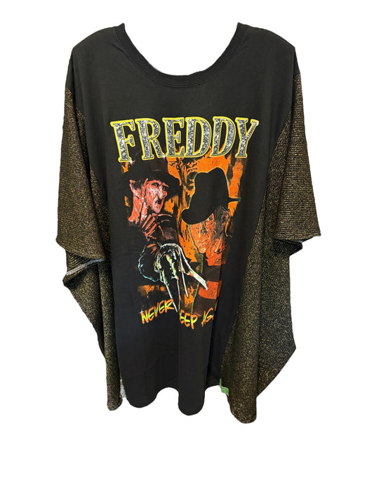Freddy Upcycled Drop-Sleeve Knit Tee Dress One Size Fits a Small to 3X