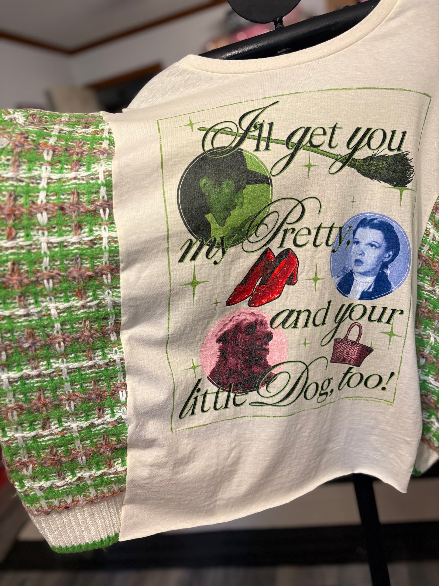 And Your Little Dog Too Upcycled Tee One Size Fits a Small to XL
