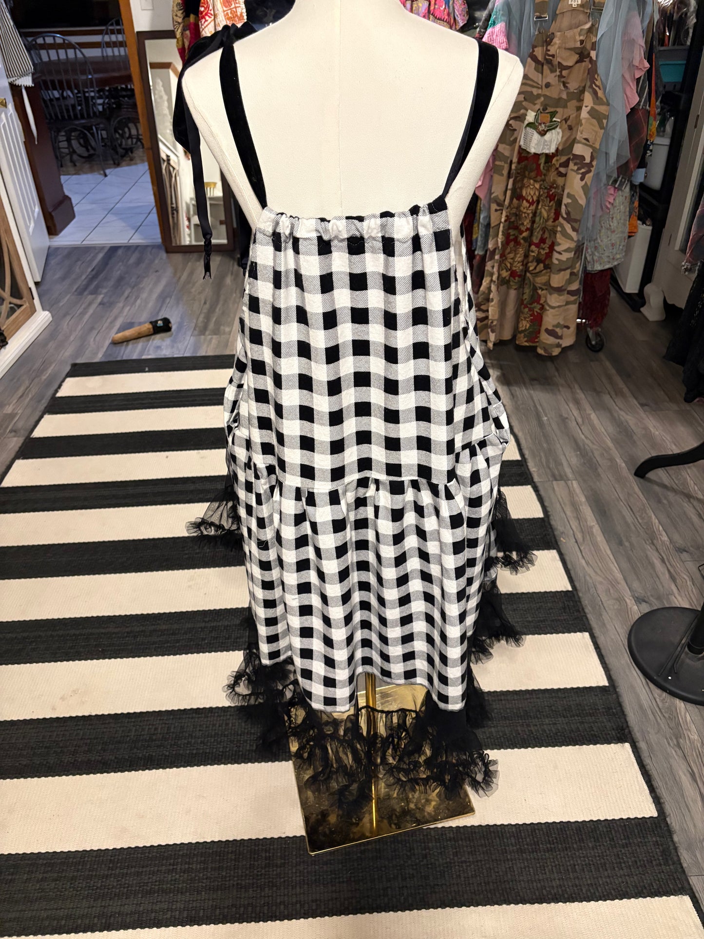 Sophia’s Ruffled Slip Dress One Size Fits a Small to XL