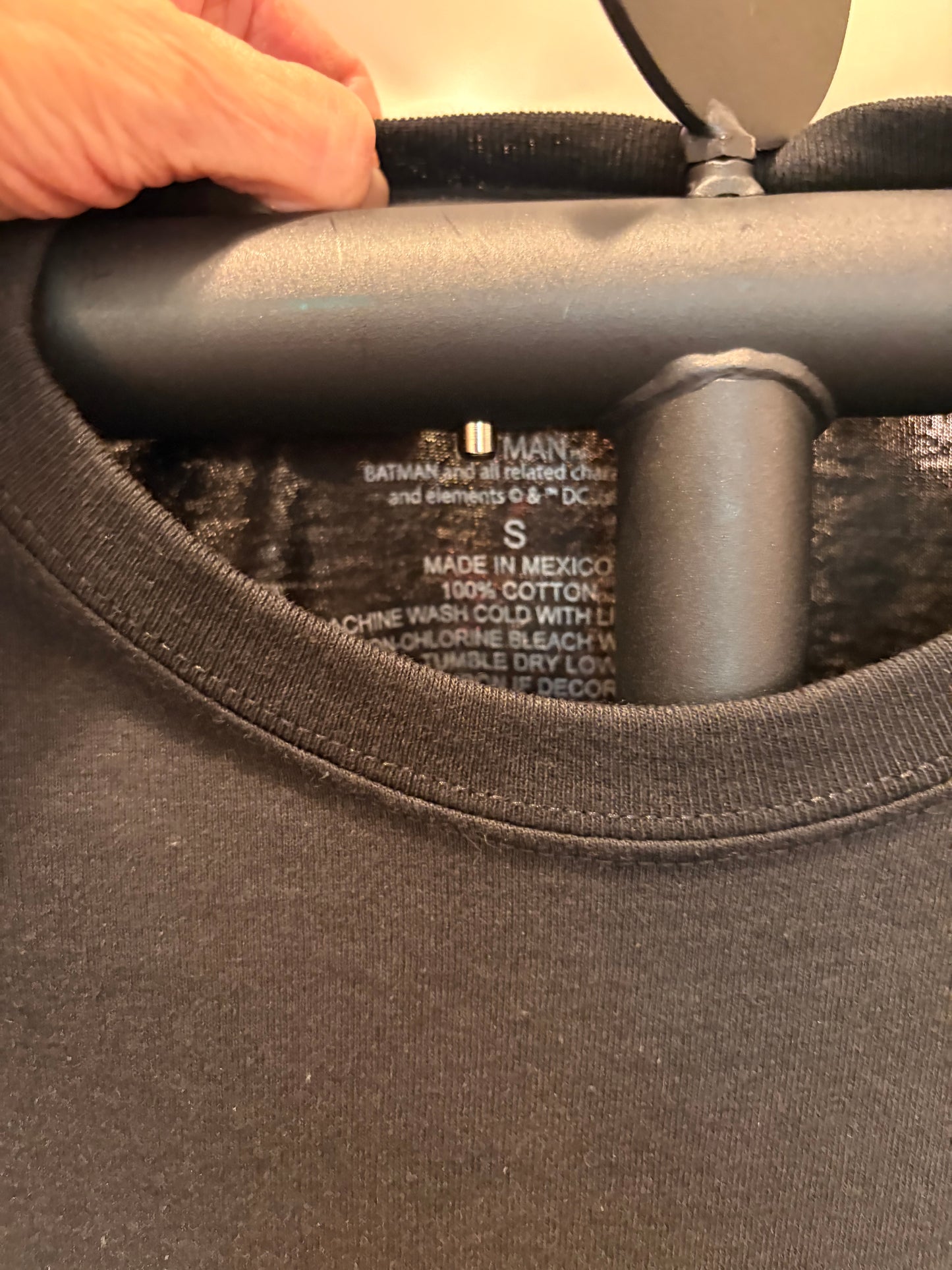 Be Batman Upcycled Patchwork Dress One Size Fits an XS to Large