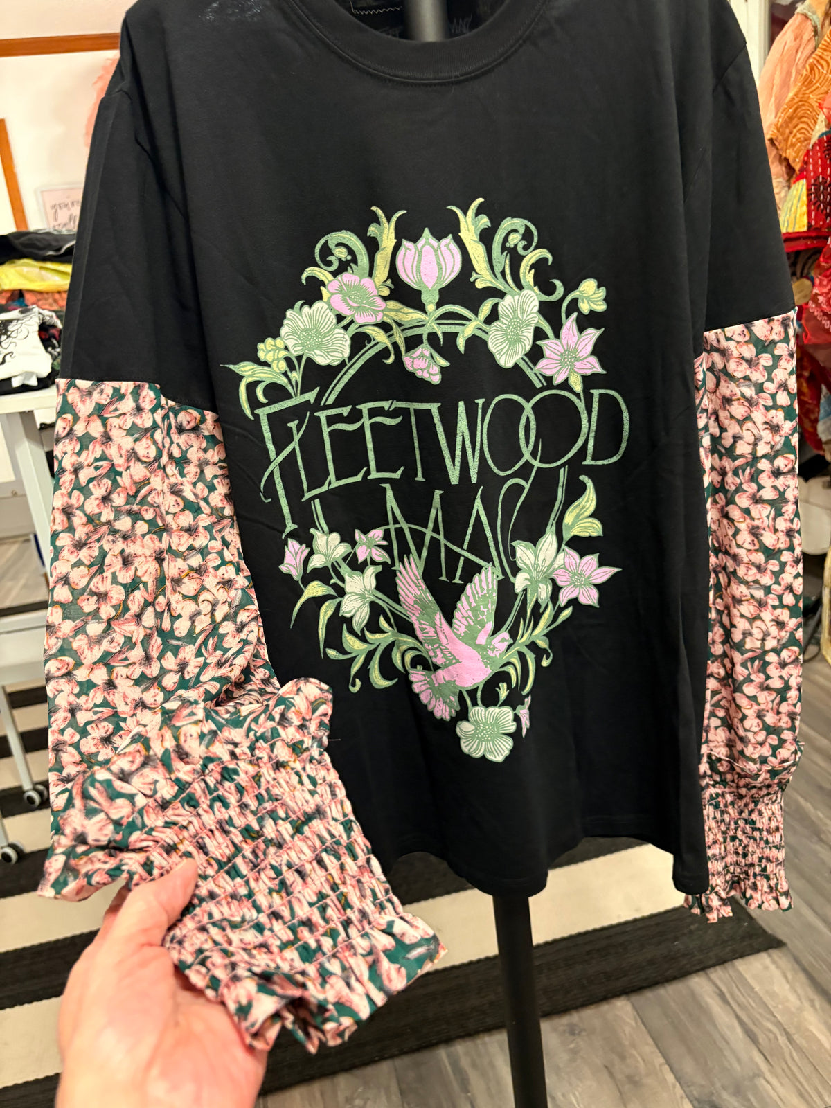 The Mac Glam Sleeve Tee One Size Fits a Small to Large