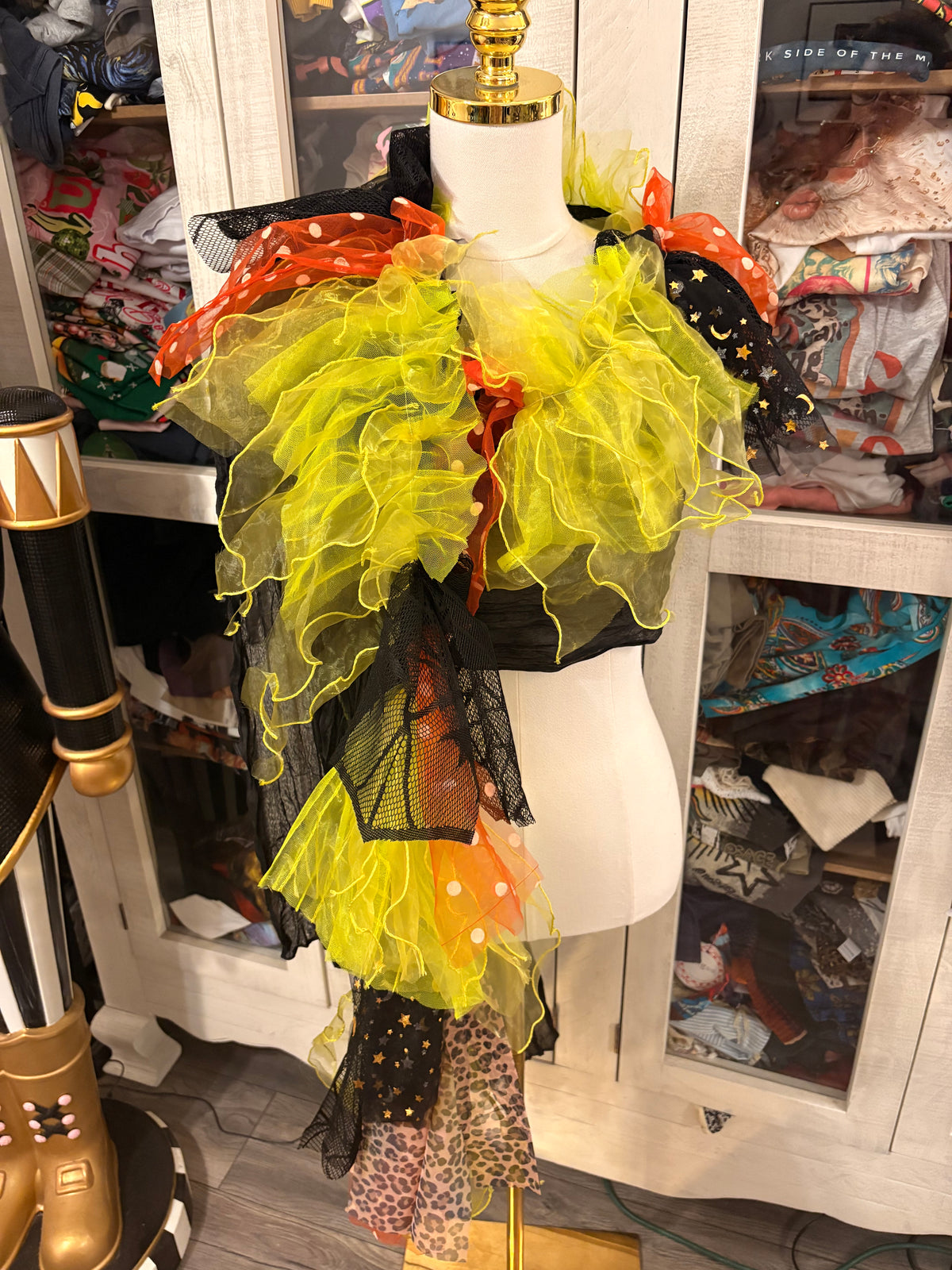 Wicked Glam Fringe Long Scarf/Boa