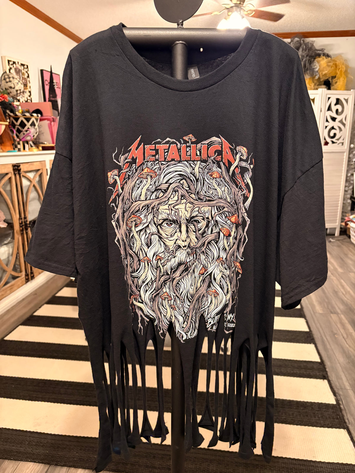 For Whom The Bells Toll Fringe Tee One Size Fits Small to 4X