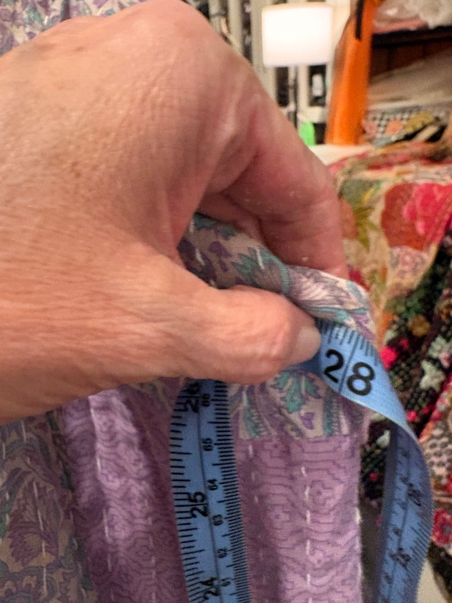 Lilac Kantha Top One Size Fits a Small to XXL