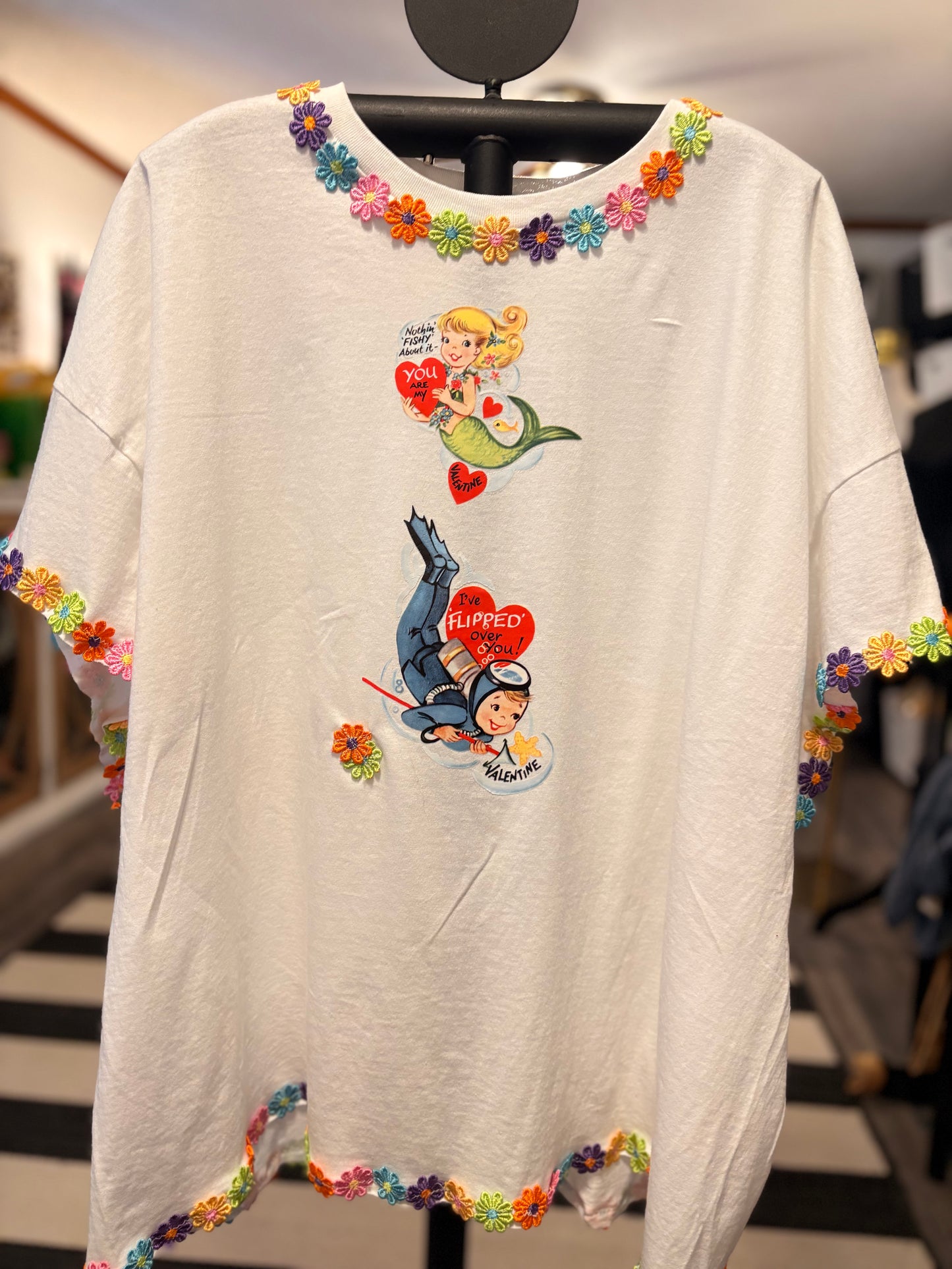 Flipped For You “Junk” Tee One Size Fits an XL to 3X