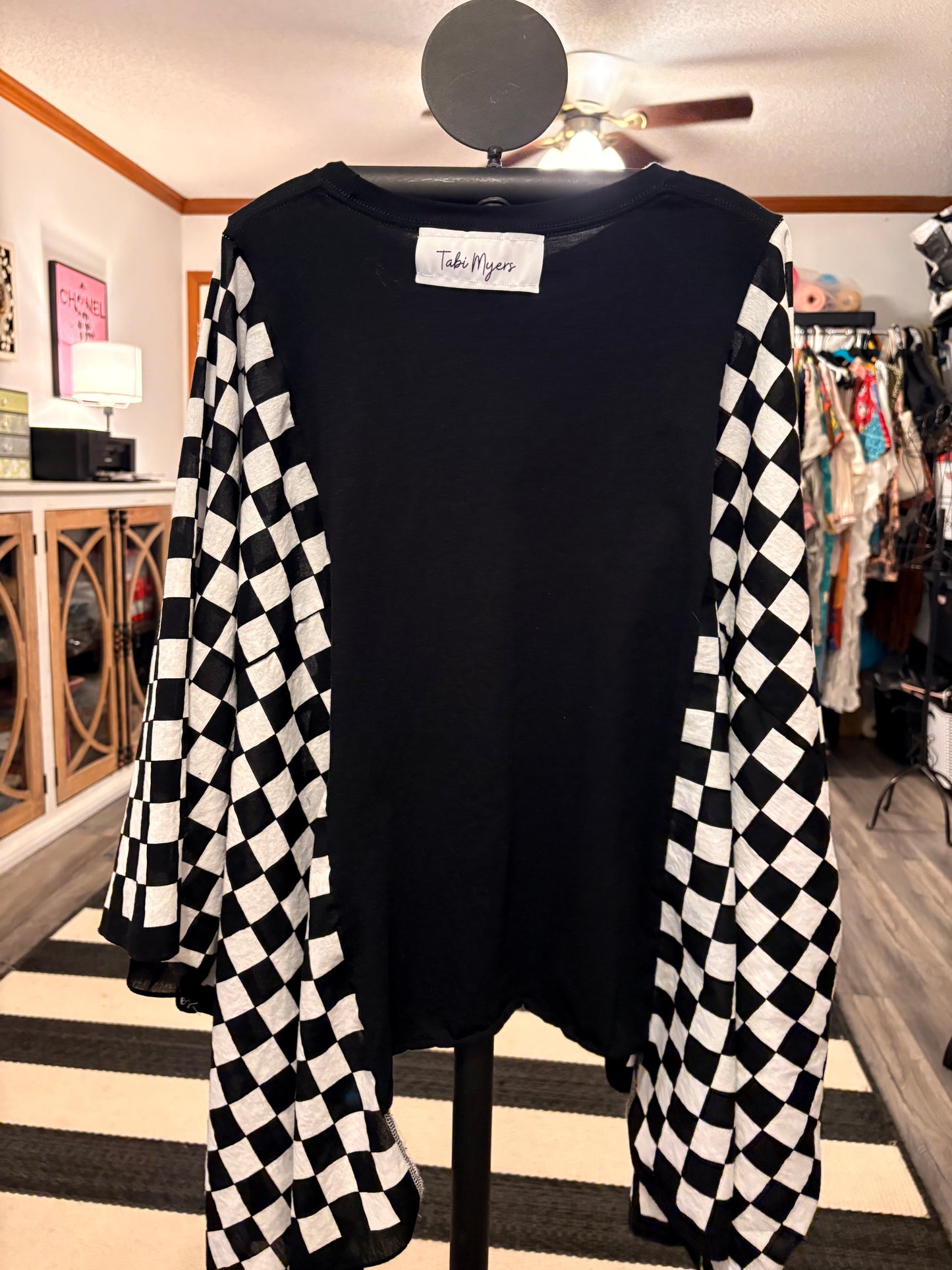 Flower Child Bandana Poncho Tee Fits a Small to 2X