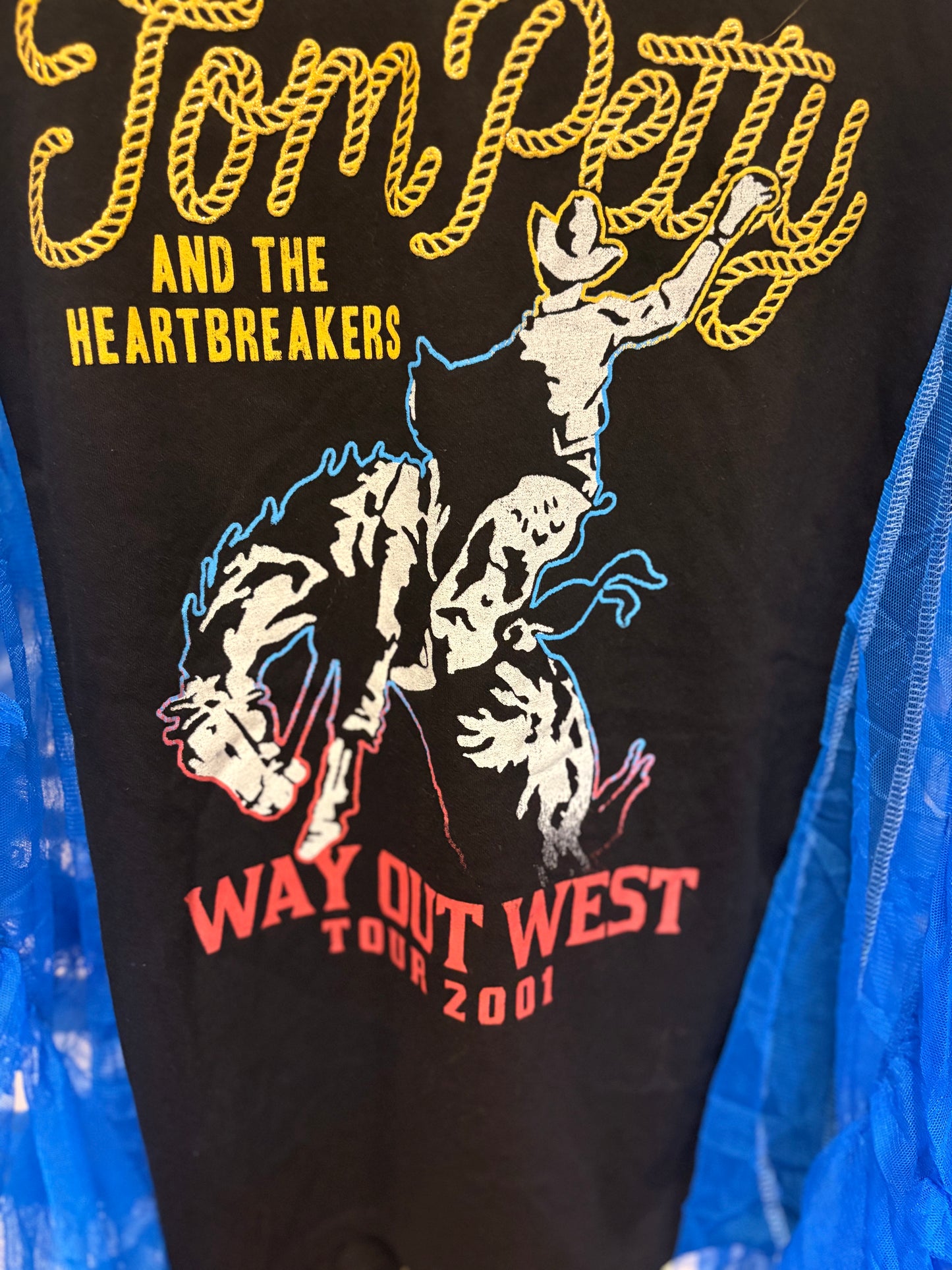 Don’t be Petty Upcycled Rockstar Poncho One Size Fits a Small to XXL
