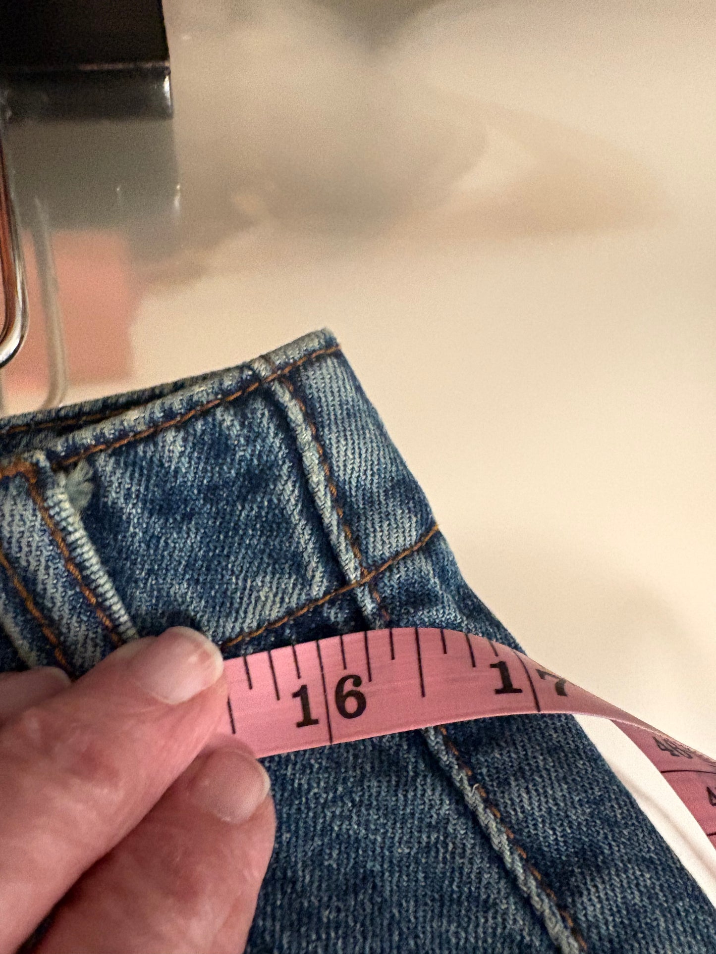 Rosie Refashioned Junk Jean Short Large 10/12