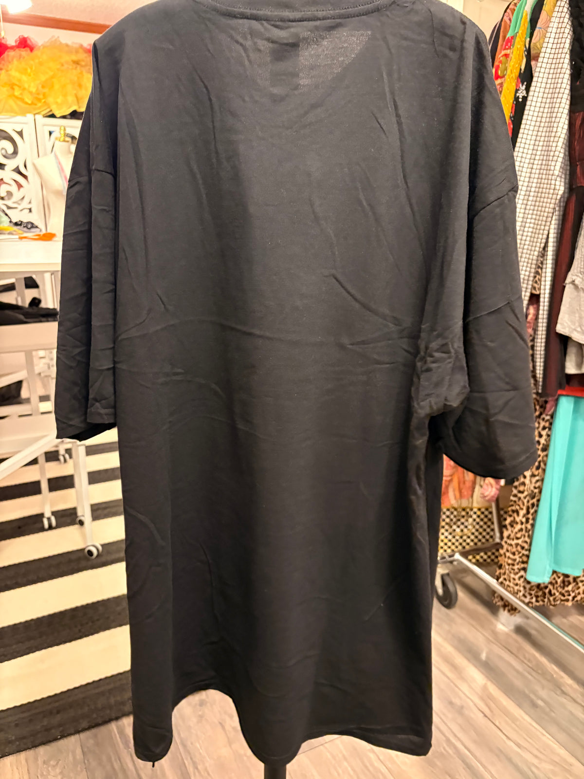 Chill Long Oversized Cut Off Tee With Side Slits