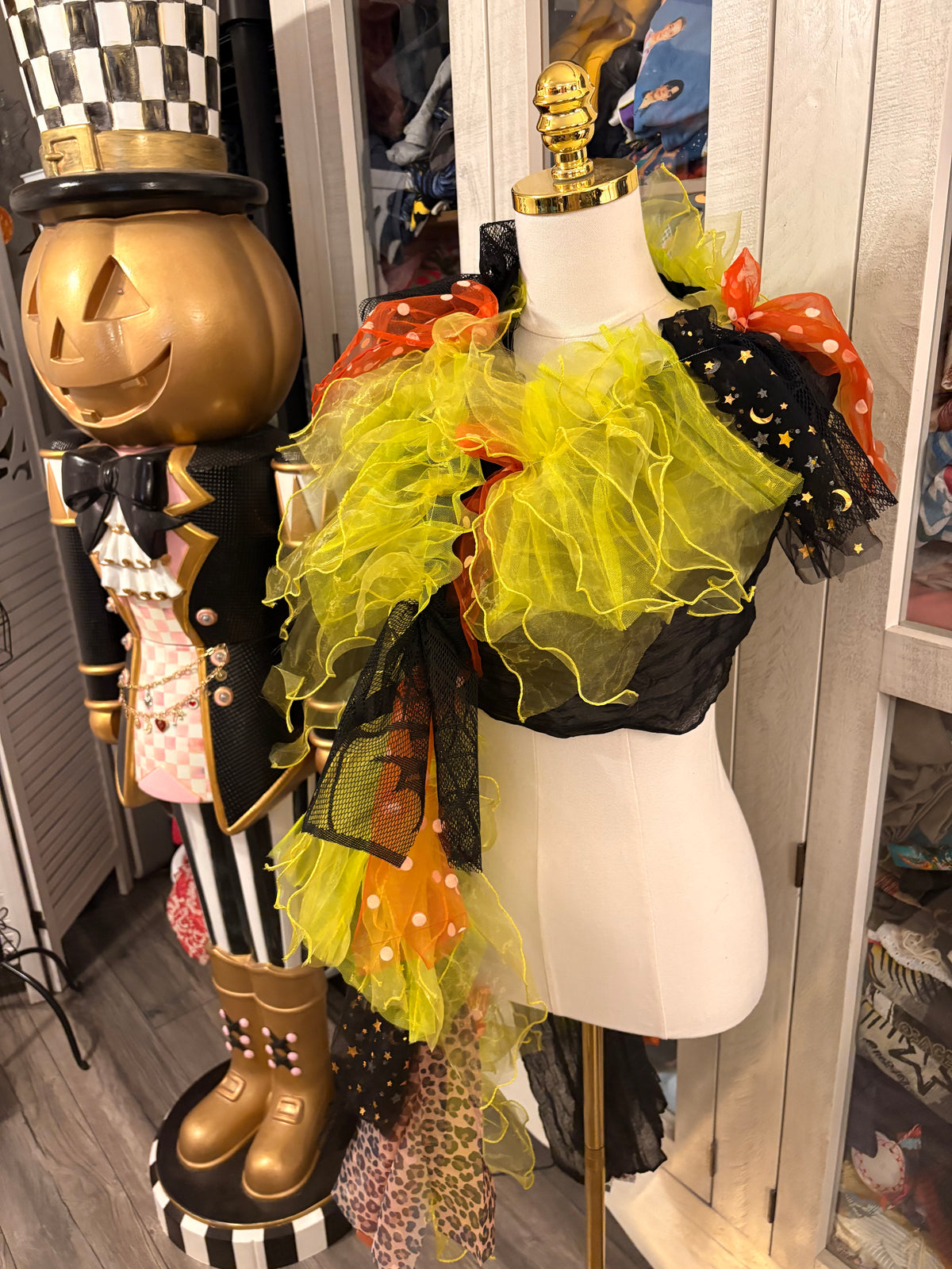 Wicked Glam Fringe Long Scarf/Boa