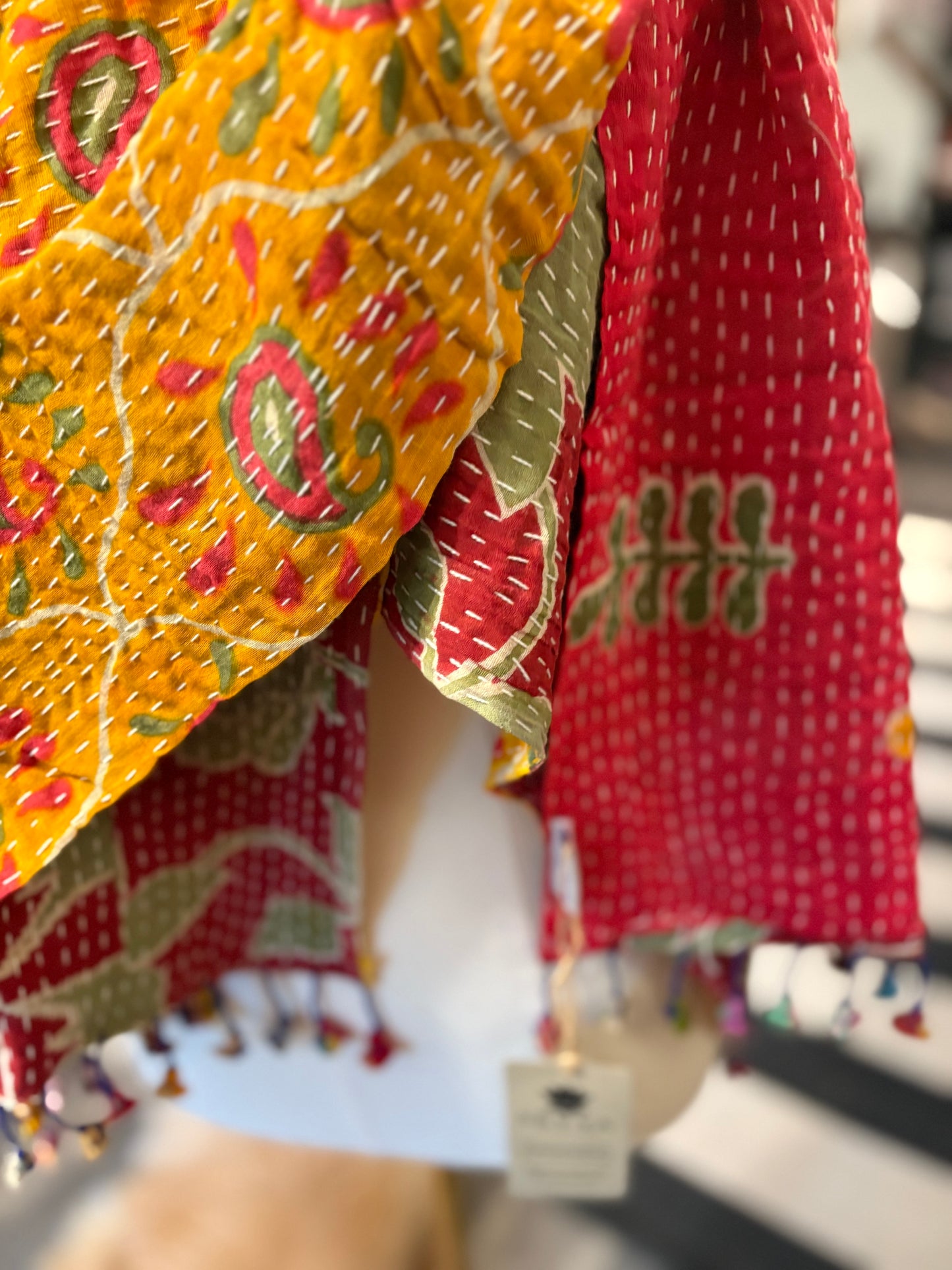 Linda Cotton Kantha Scarf