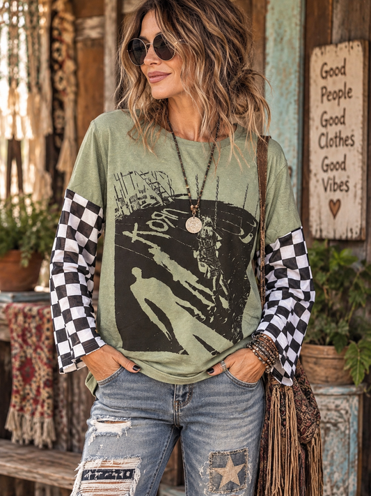Blind Upcycled Tee One Size Fits a Small/Medium