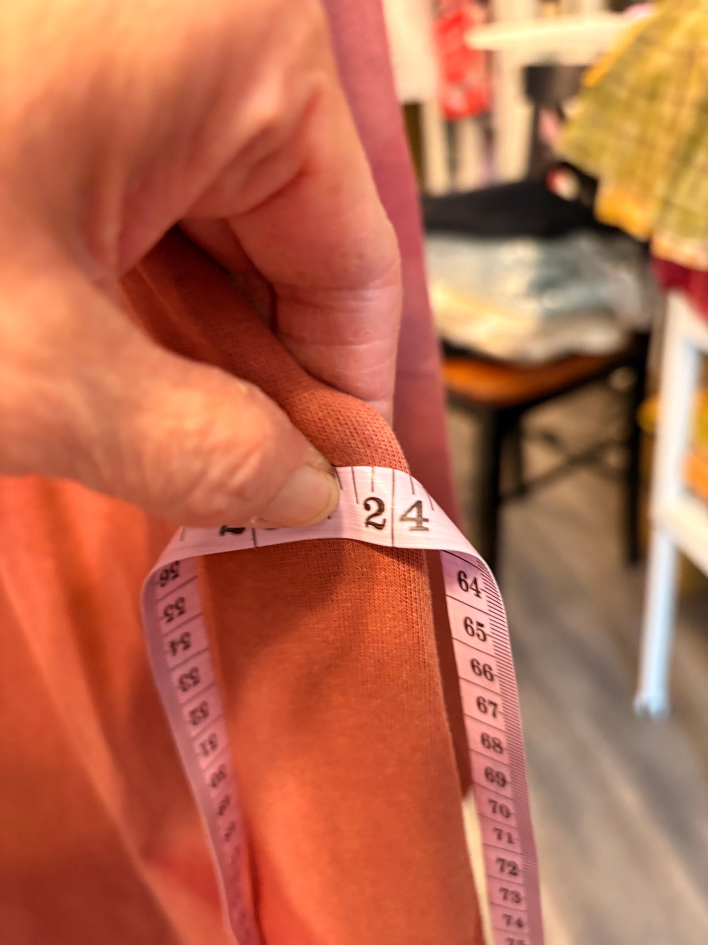 Blue Jeans and Pearls Upcycled Oversized Star Distressed Sweatshirt Long Length Fits Medium-Large