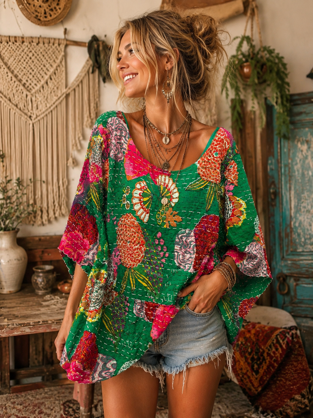 Samantha Kantha Circle Top One Size Fits a Small to 3X