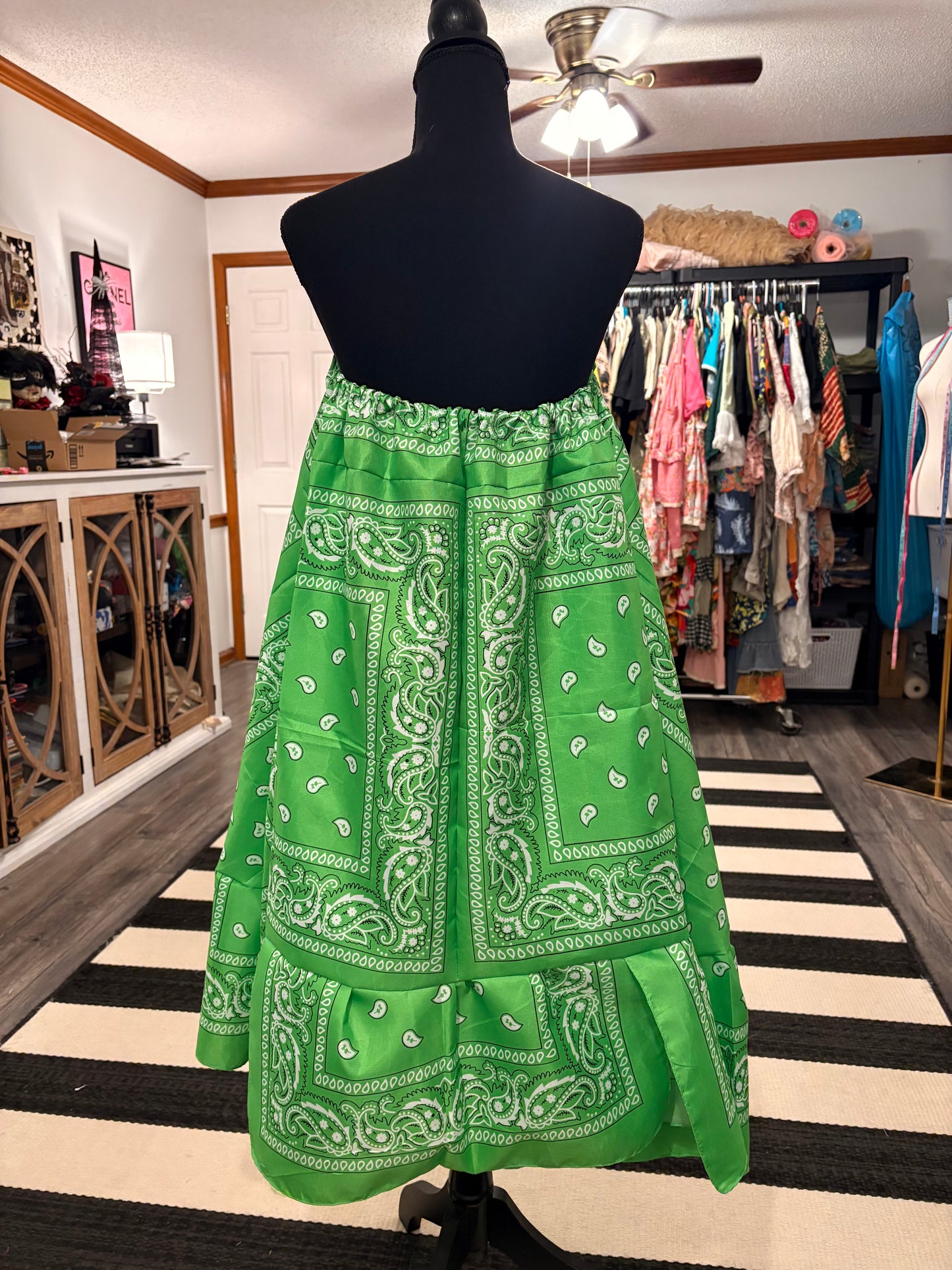 Claire Bandana Dress/Skirt Fits a Small to 3X