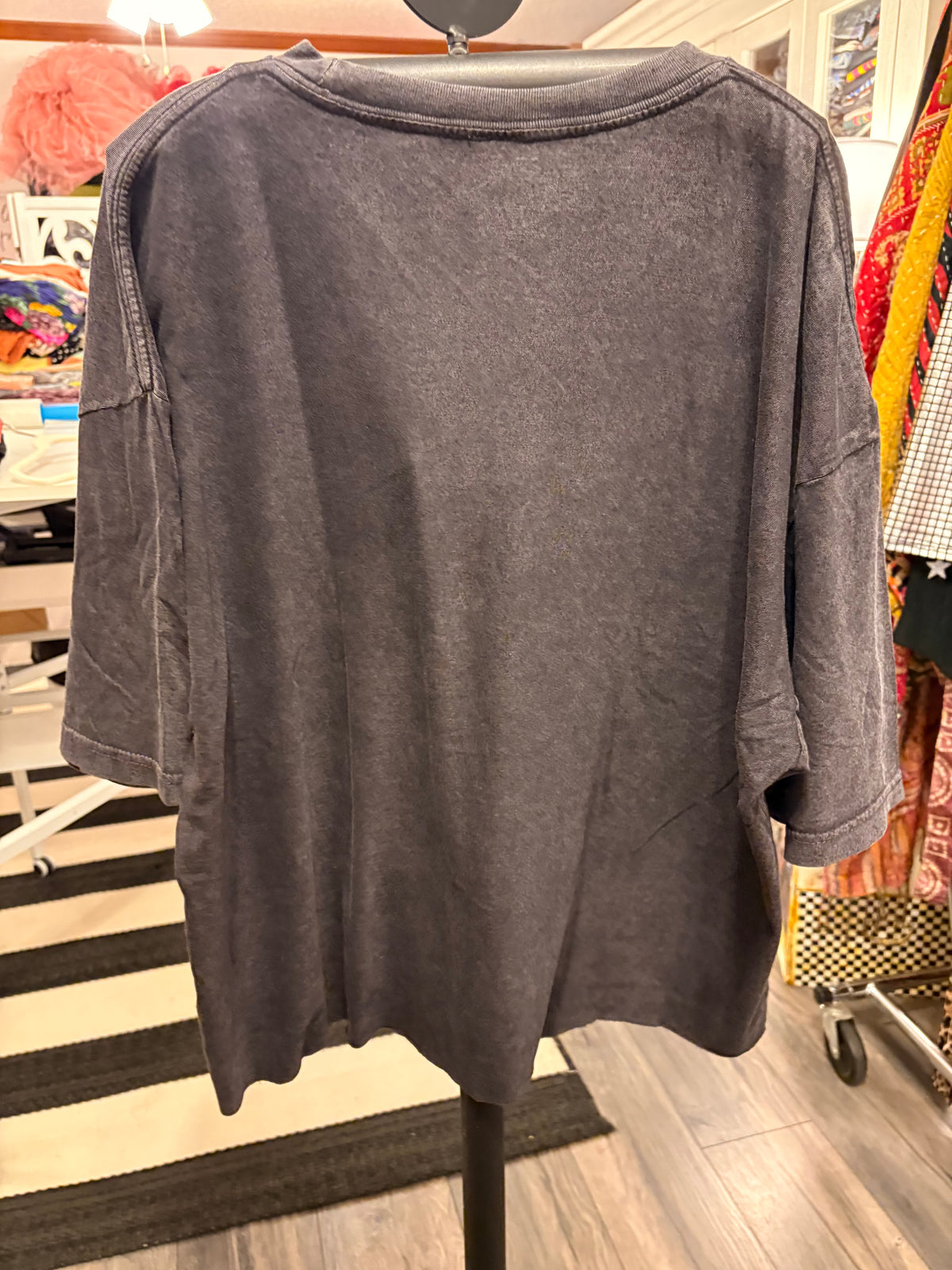 Sacred Heart Oversized Cut Off Tee