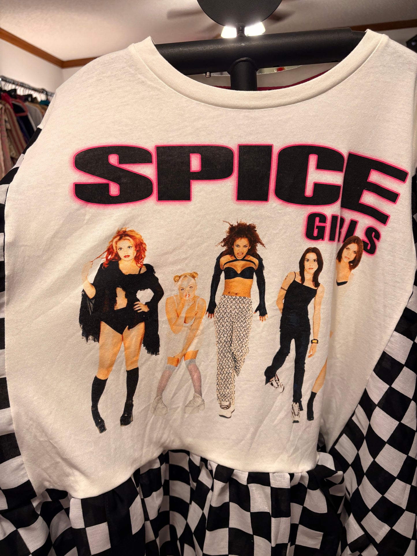 Spicey Bandana Ruffle Top One Size Fits a Small to 3X
