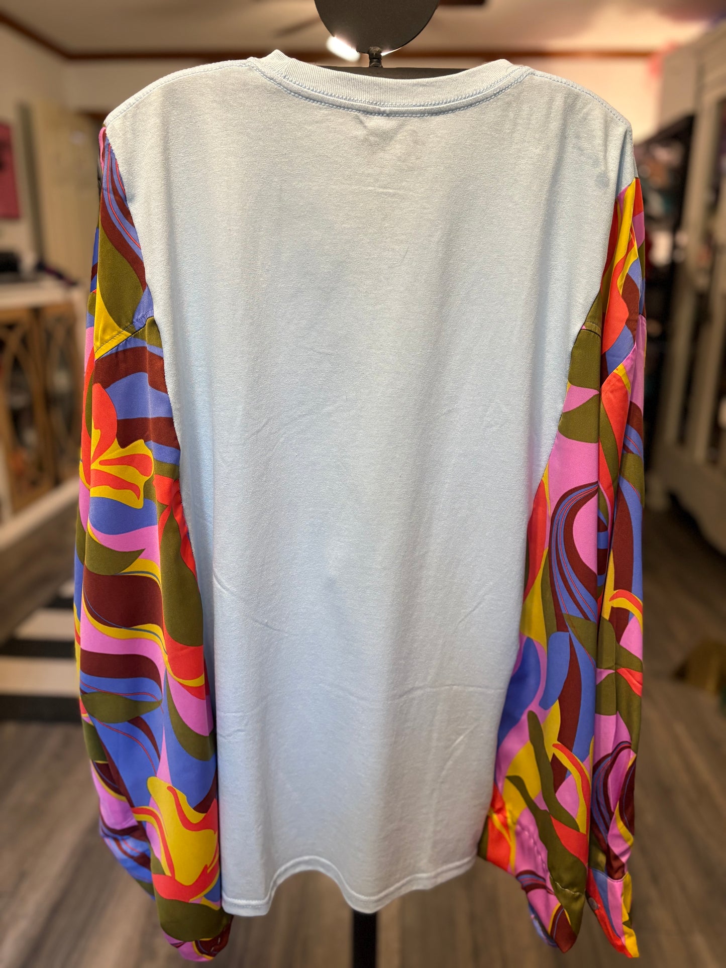 Bowie Upcycled Tee One Size Fits a Small to 2X