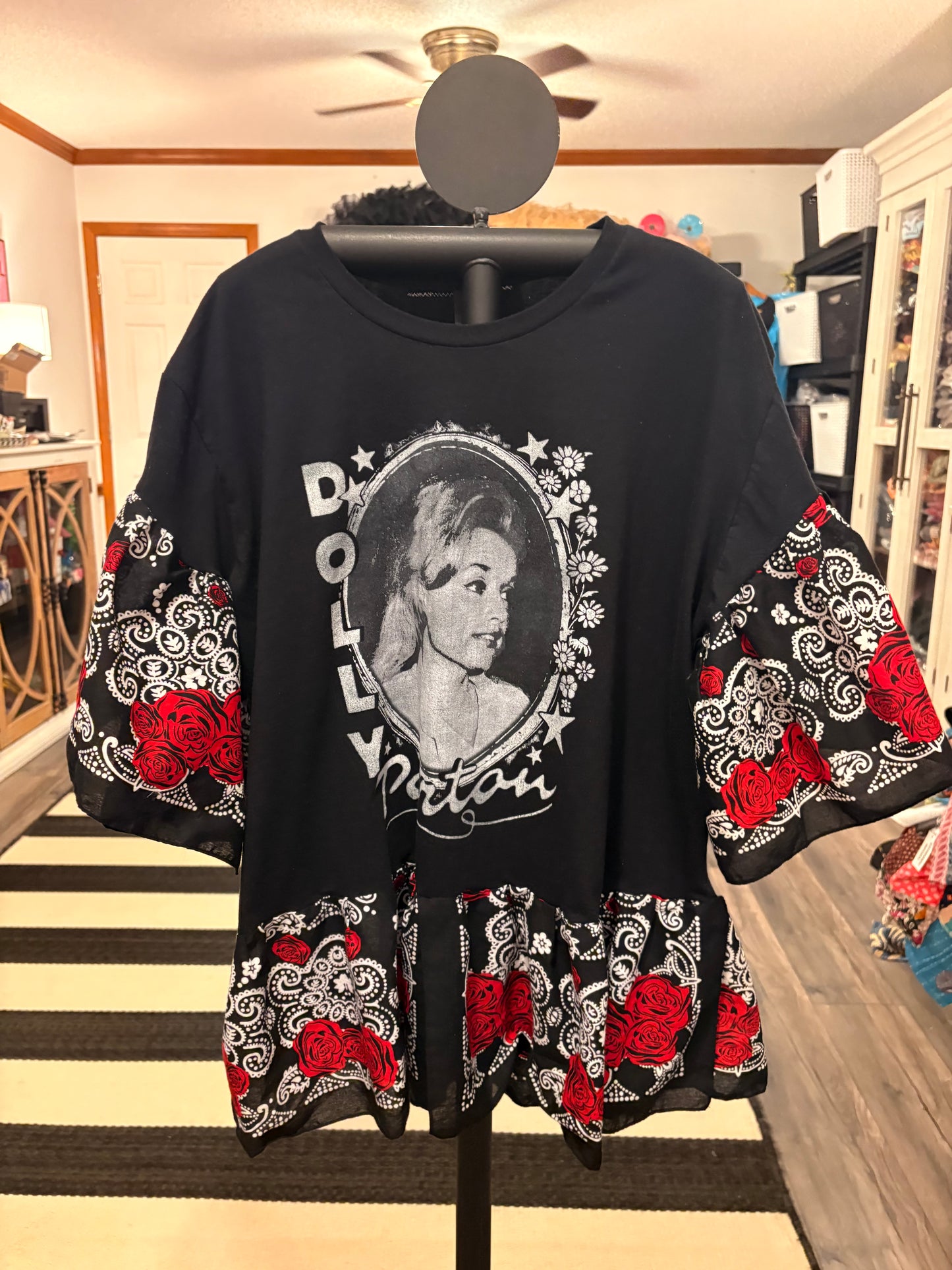 Baby Dolly Bandana Baby Doll Tee Fits a Small to XL