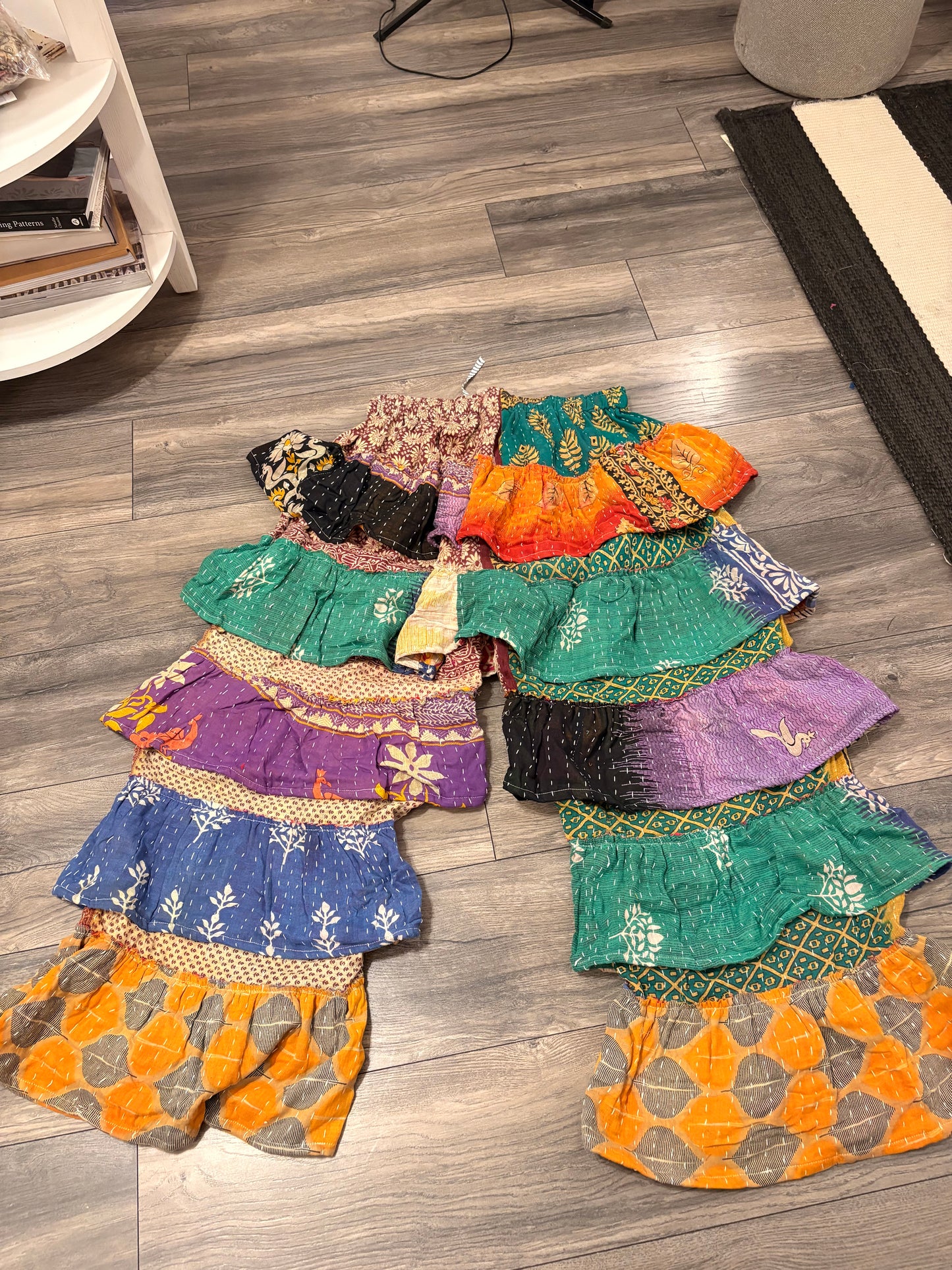 Natalie Tiered Simi Kantha Ruffle Pants One Size Fits 2-16