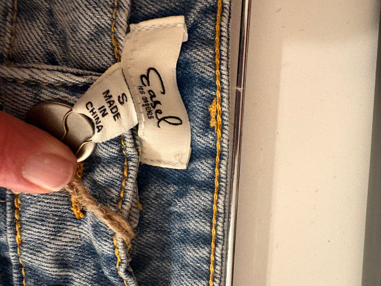 Jill Refashioned Junk Jean Cargo Pants Size Small 2/4