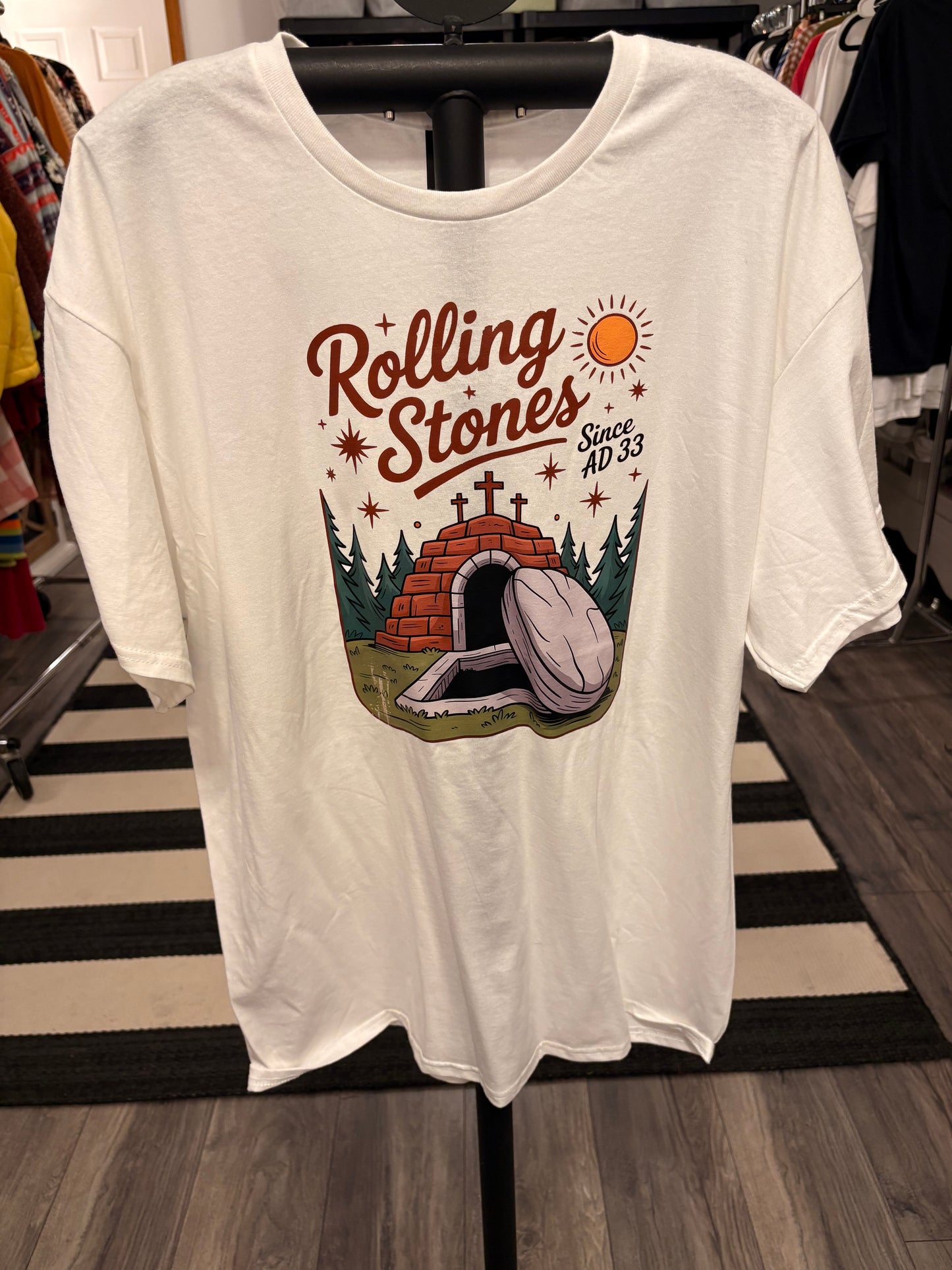Rolling Stones Since 33AD Tee Size XL