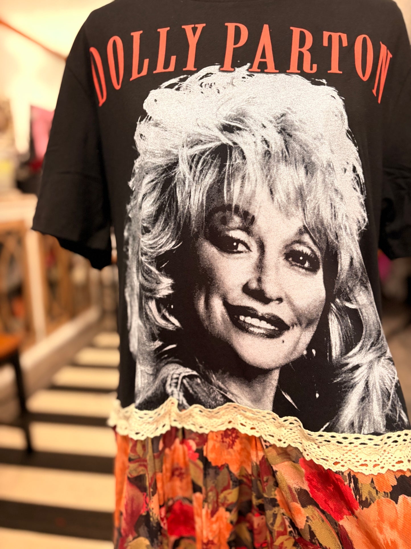 Hello Dolly Upcycled Rockstar Fairytale Dress One Size Fits an XS to Large Oversized! MAXI Length