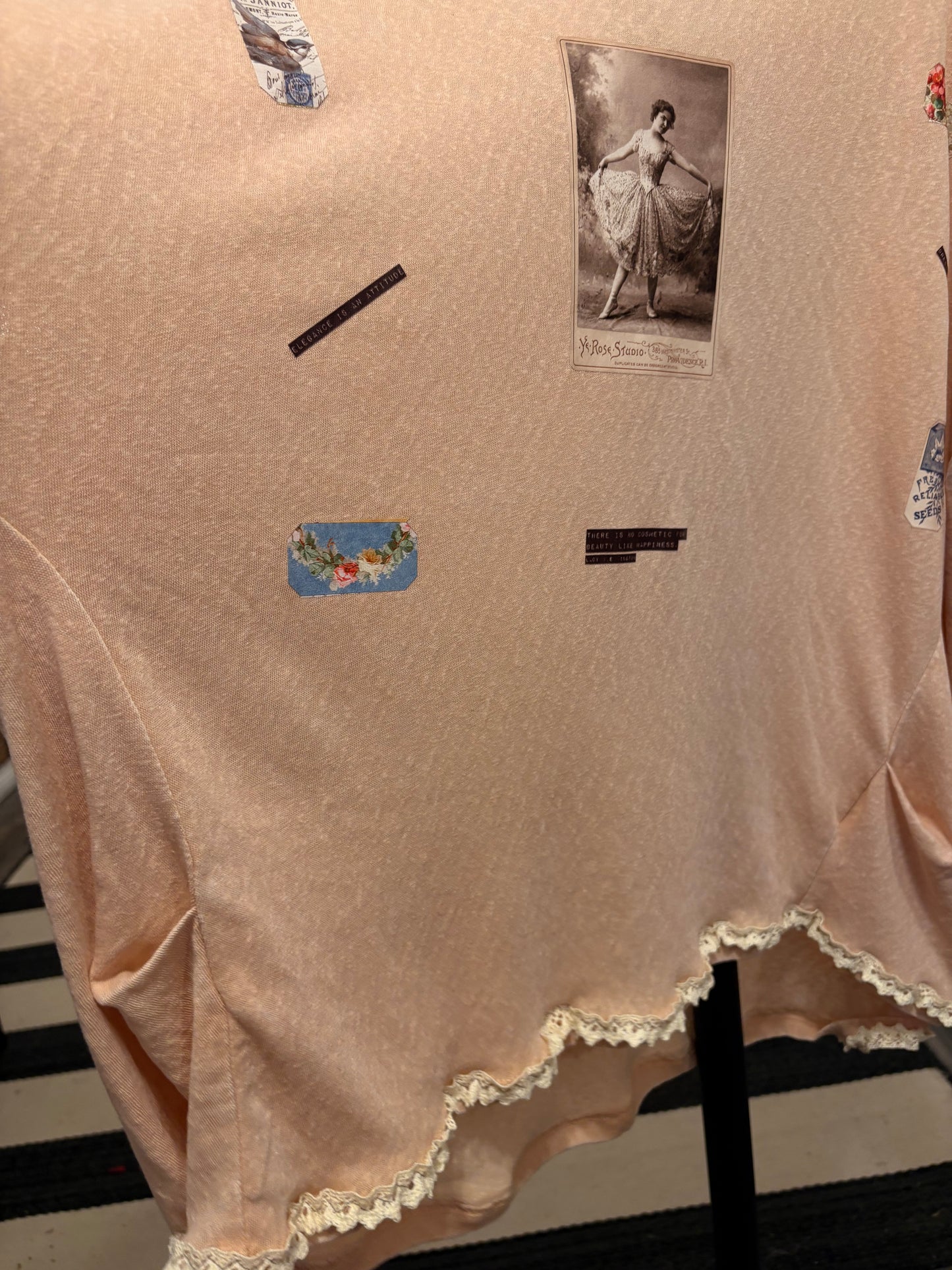 Beautiful Upcycled Speak To Me Knit Shirt Fits a Small to XXL (6-16)