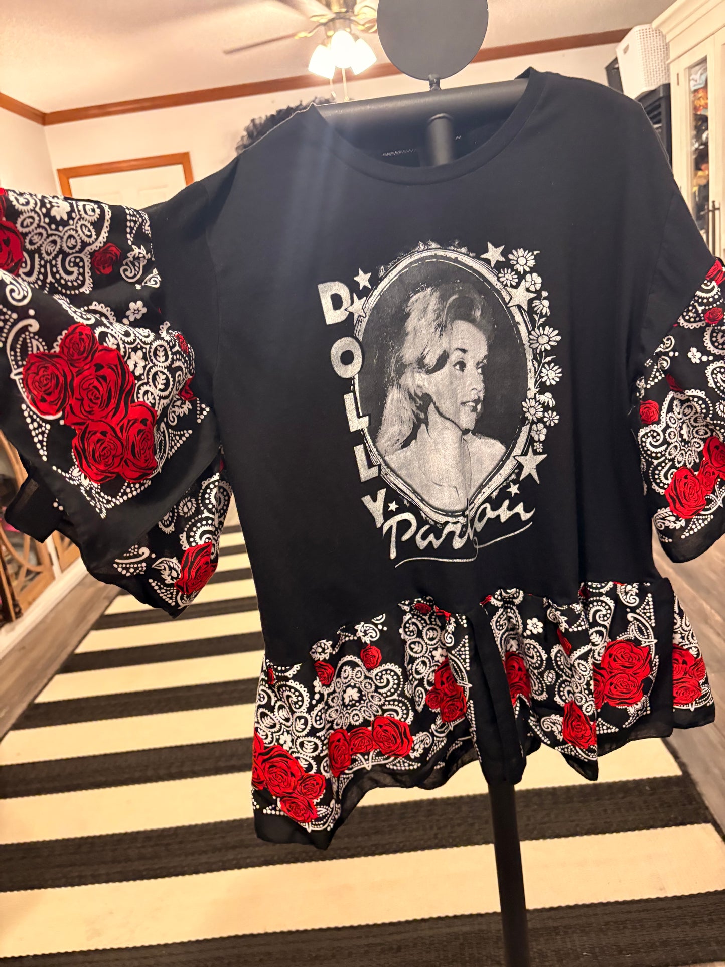 Baby Dolly Bandana Baby Doll Tee Fits a Small to XL