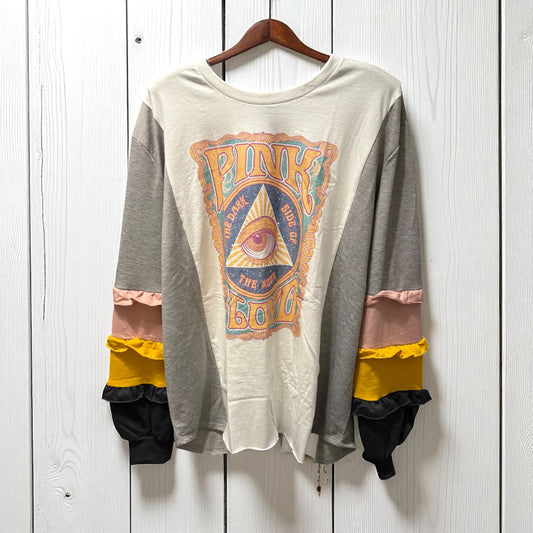 Pink Floyd Upcycled Tee One Size Fits a Small to XXL