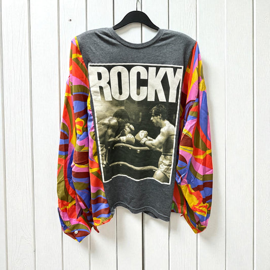 Rocky Upcycled Tee One Size Fits a Small to 3XL