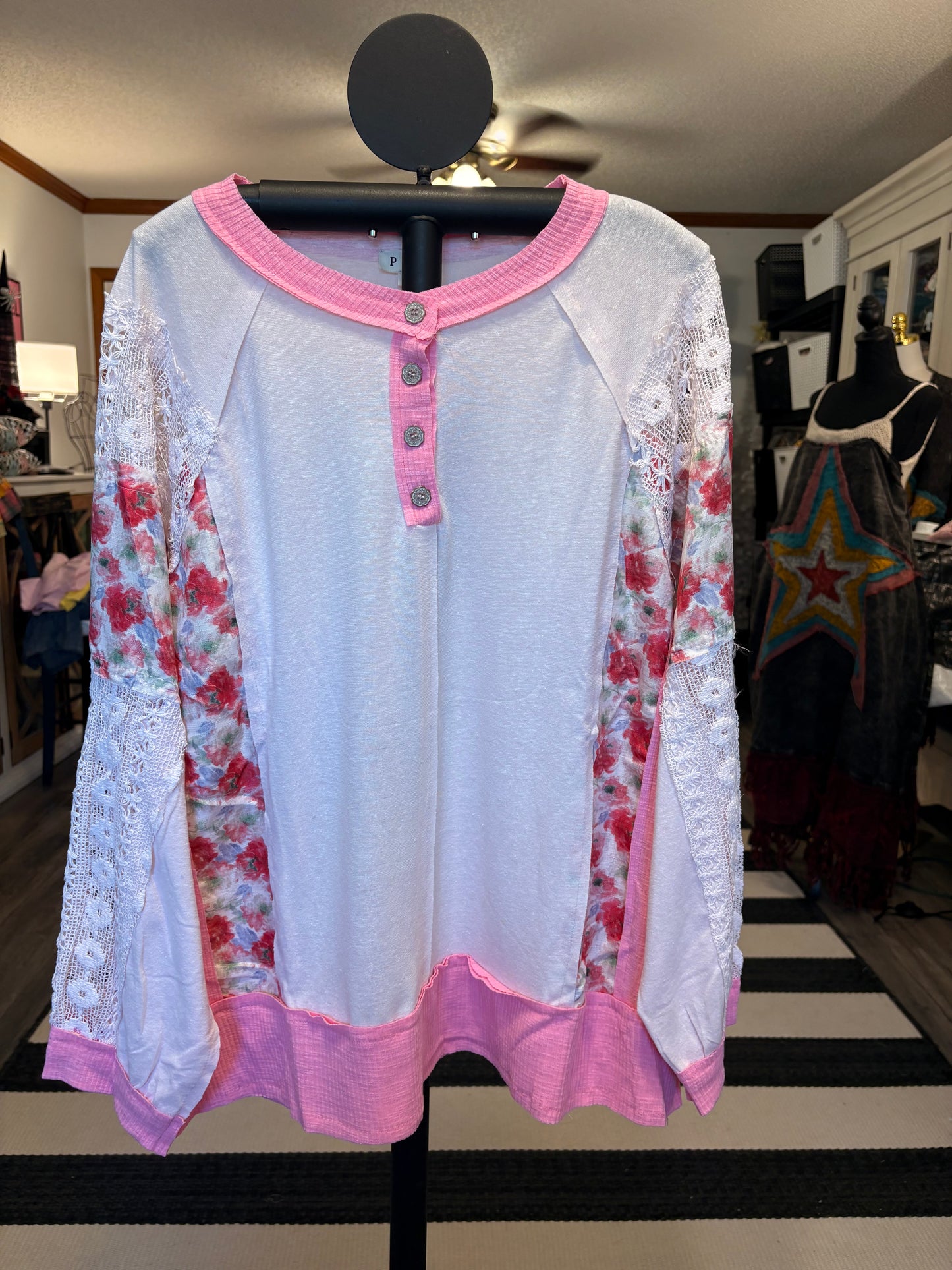 Victoria “Junk” Tee One Size Fits a Large to 3X Oversized