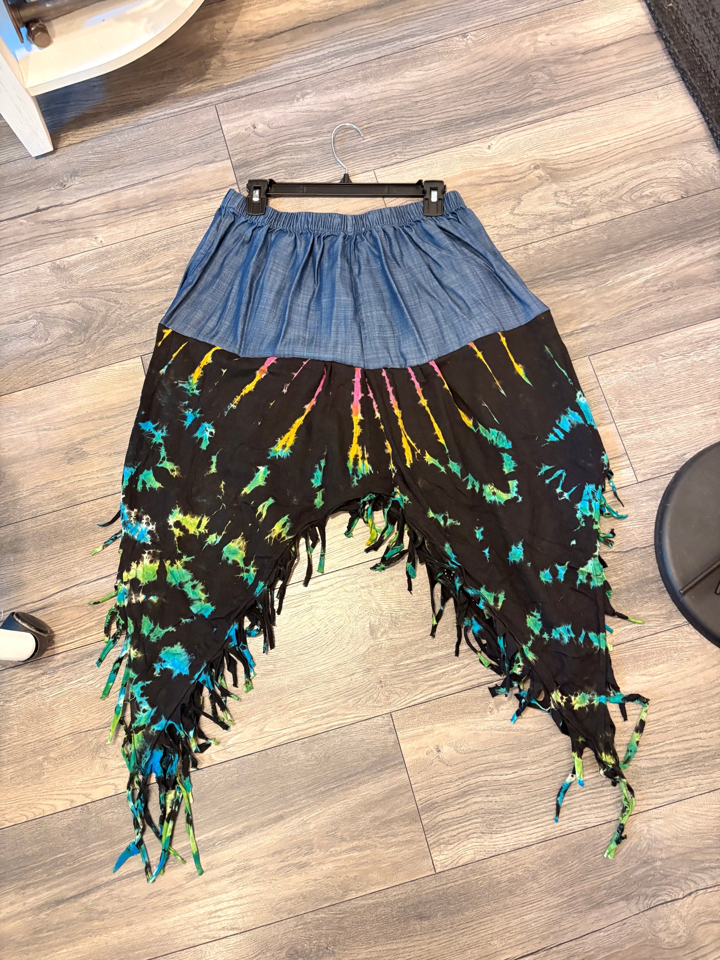 Bohemian Rhapsody Upcycled Skirt Fits XL/XXL