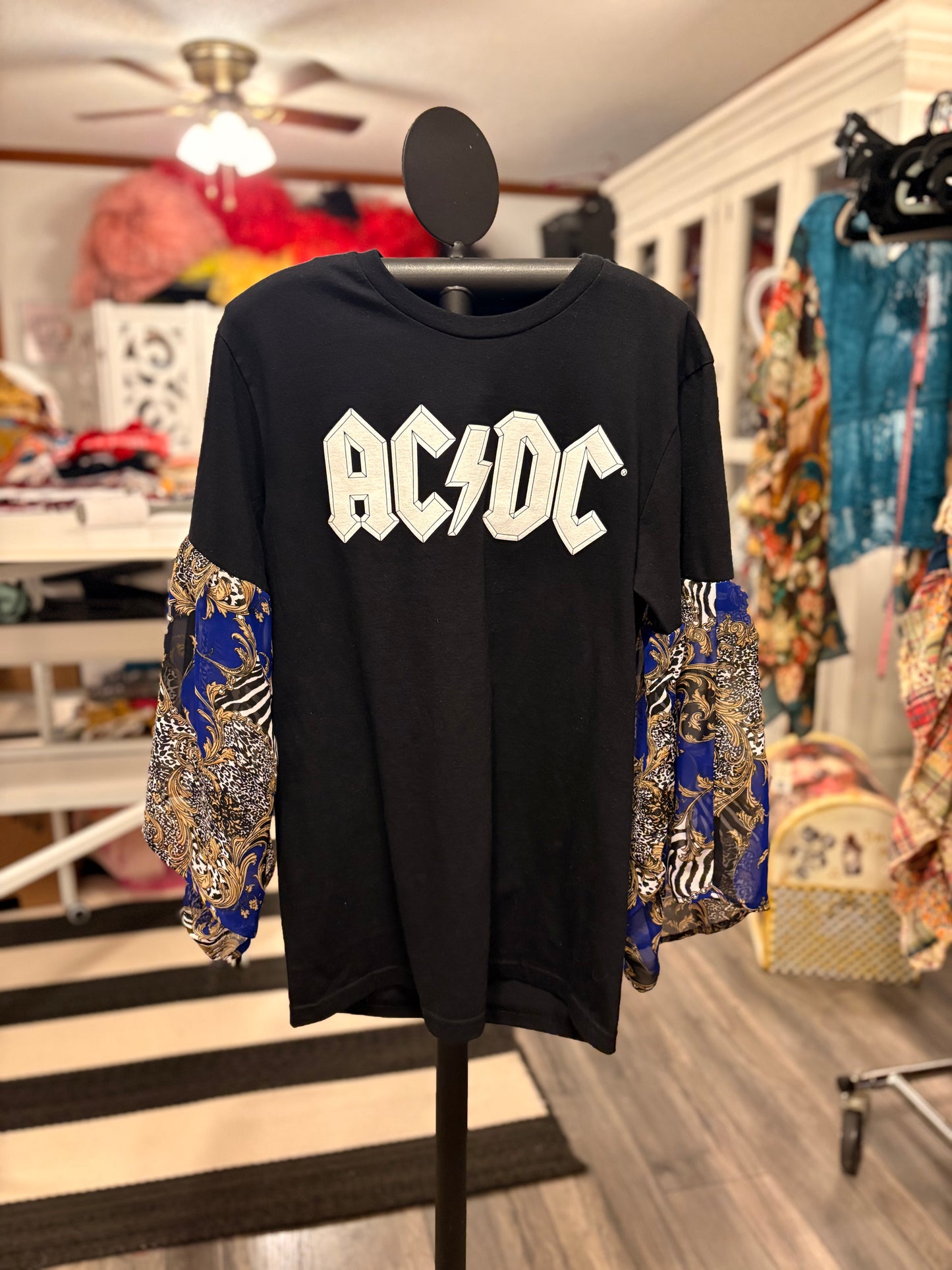 Let’s Rock Upcycled Glam Tee One Size fits a XS-Small