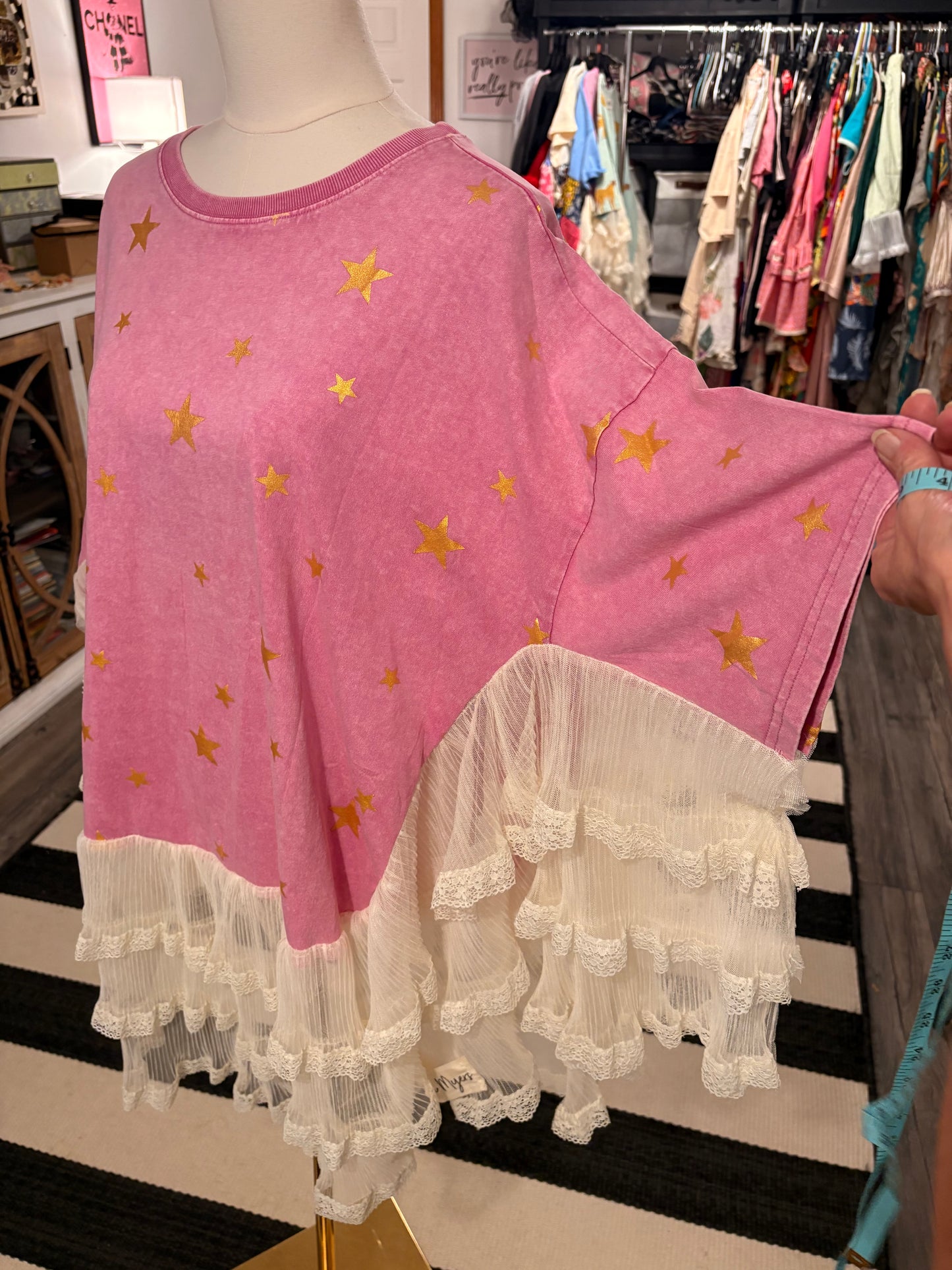 Twinkle Angel Poncho One Size Fits a Large to 3X