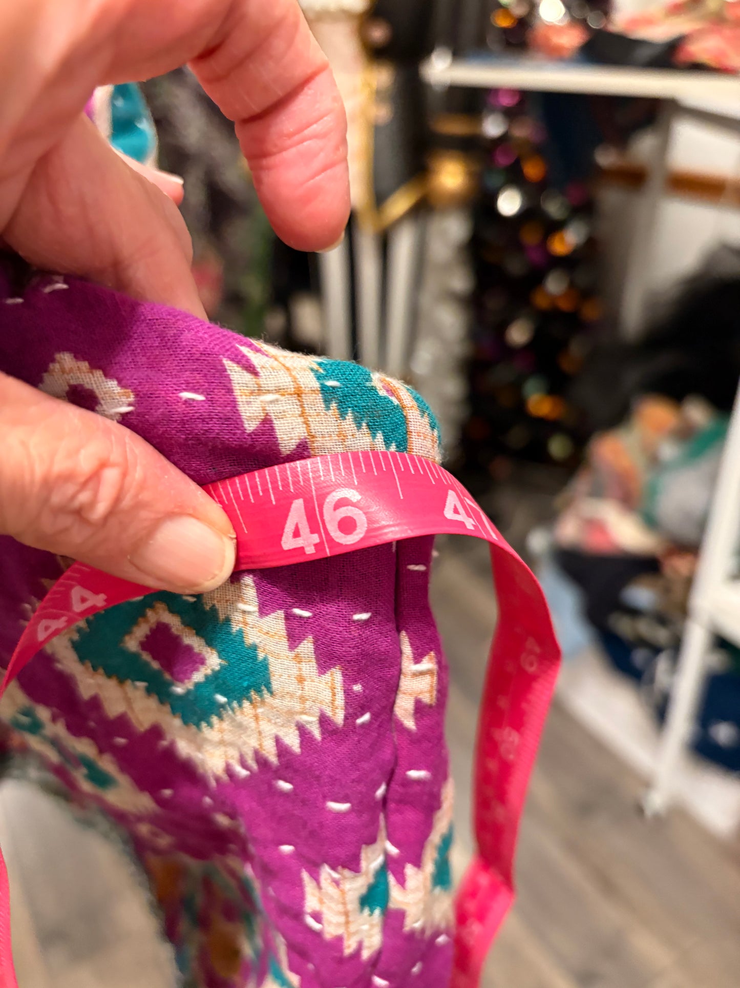 Wanted Upcycled Vintage Kantha Quilt Poncho Tee One Size Fits a Small to XXL