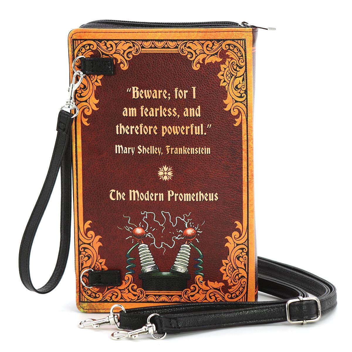 Bride Frankenstein Book Clutch Bag in Vinyl