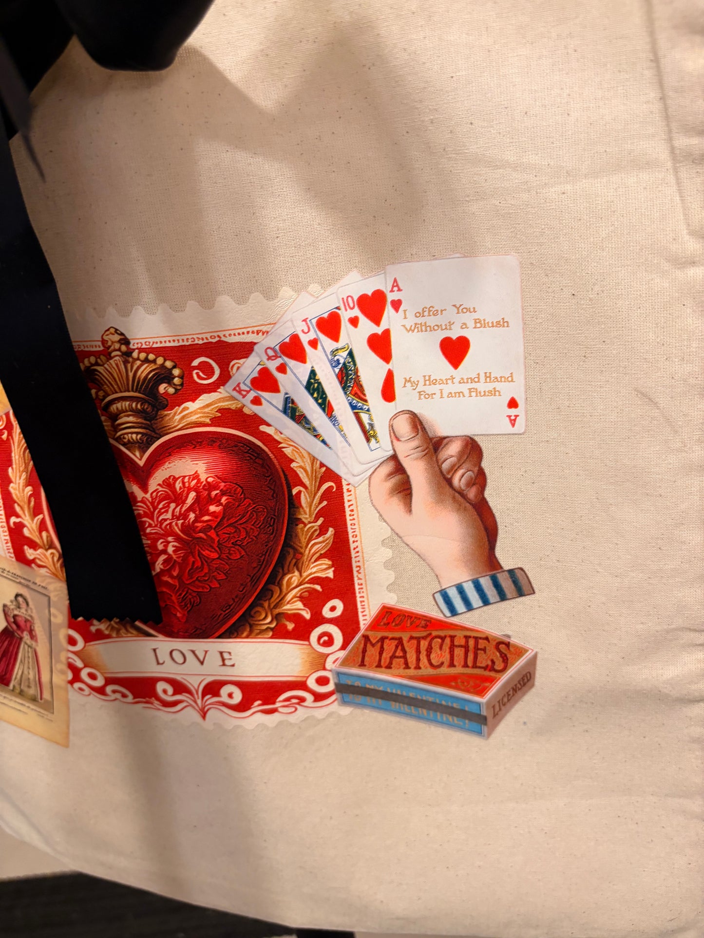 Queen of Hearts Junk Tote