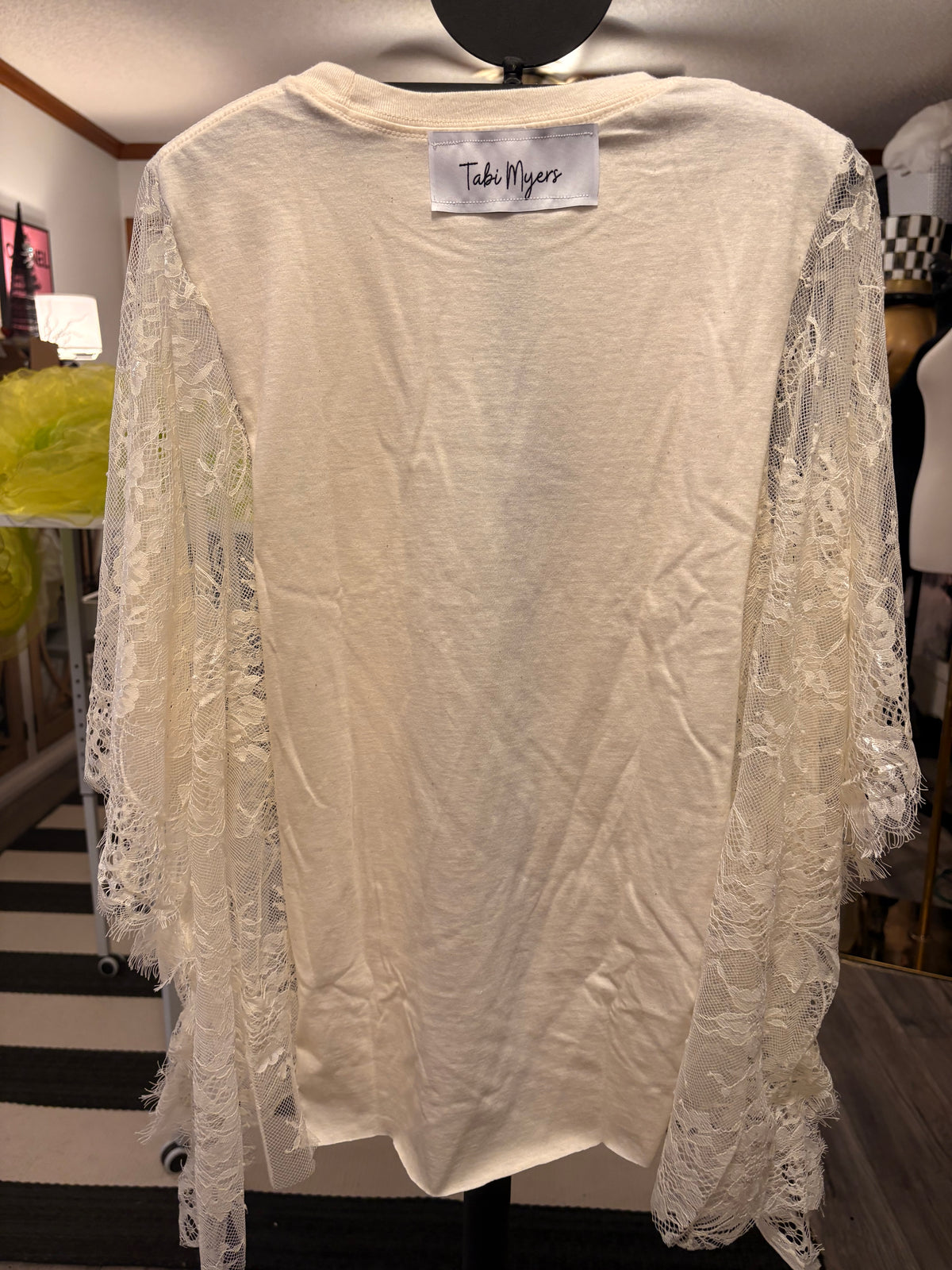 I Will Always Love You Lace Poncho One Size Fits Small to XXL