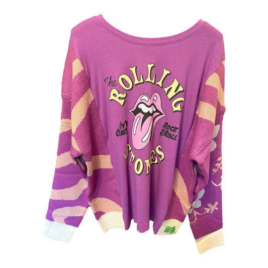 The Stones Upcycled Drop-Sleeve Tee Sweater One Size Fits a Small to XXL