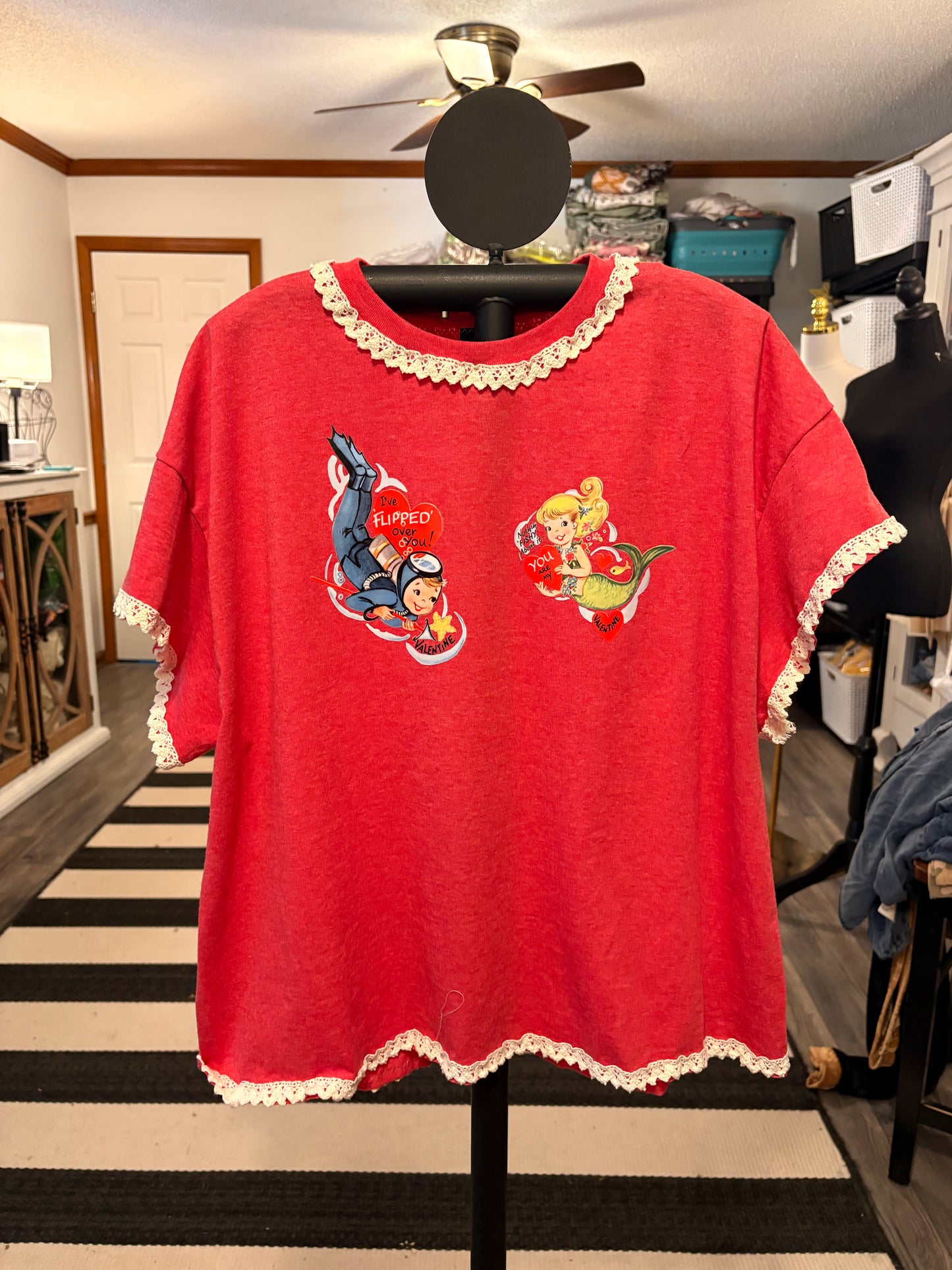 Love Ain’t Fishy “Junk” Tee One Size Fits a Medium to XL