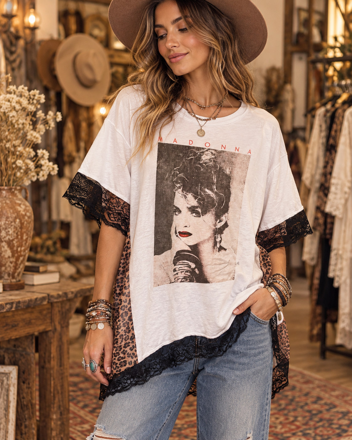 Papa Don’t Preach Oversized Tee One Size Fits Small to XXL