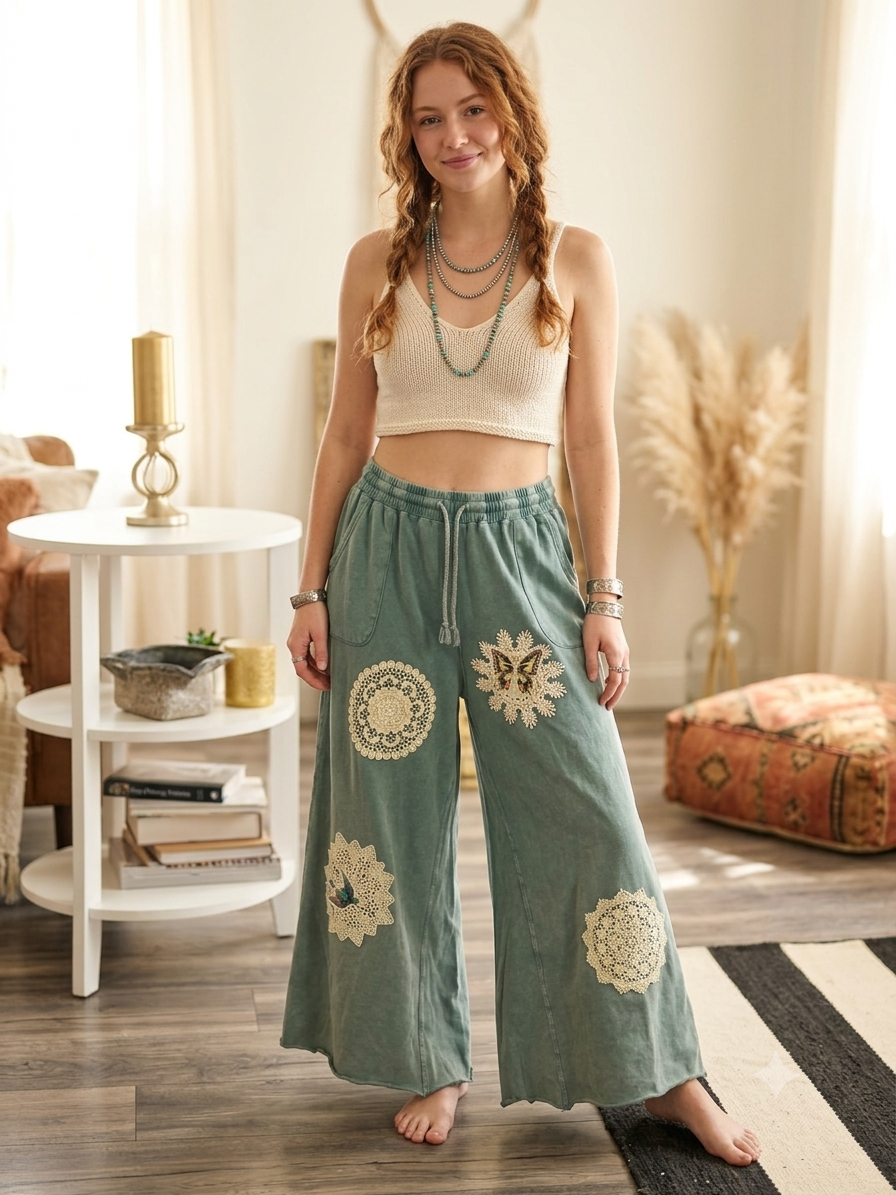 Fly Away Upcycled Pants One Size Fits a Large to XXL
