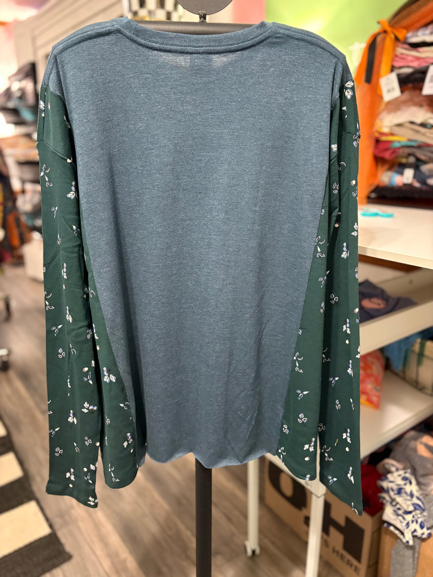 Love Upcycled Drop-Sleeve Tee One Size Fits a Small to XXL