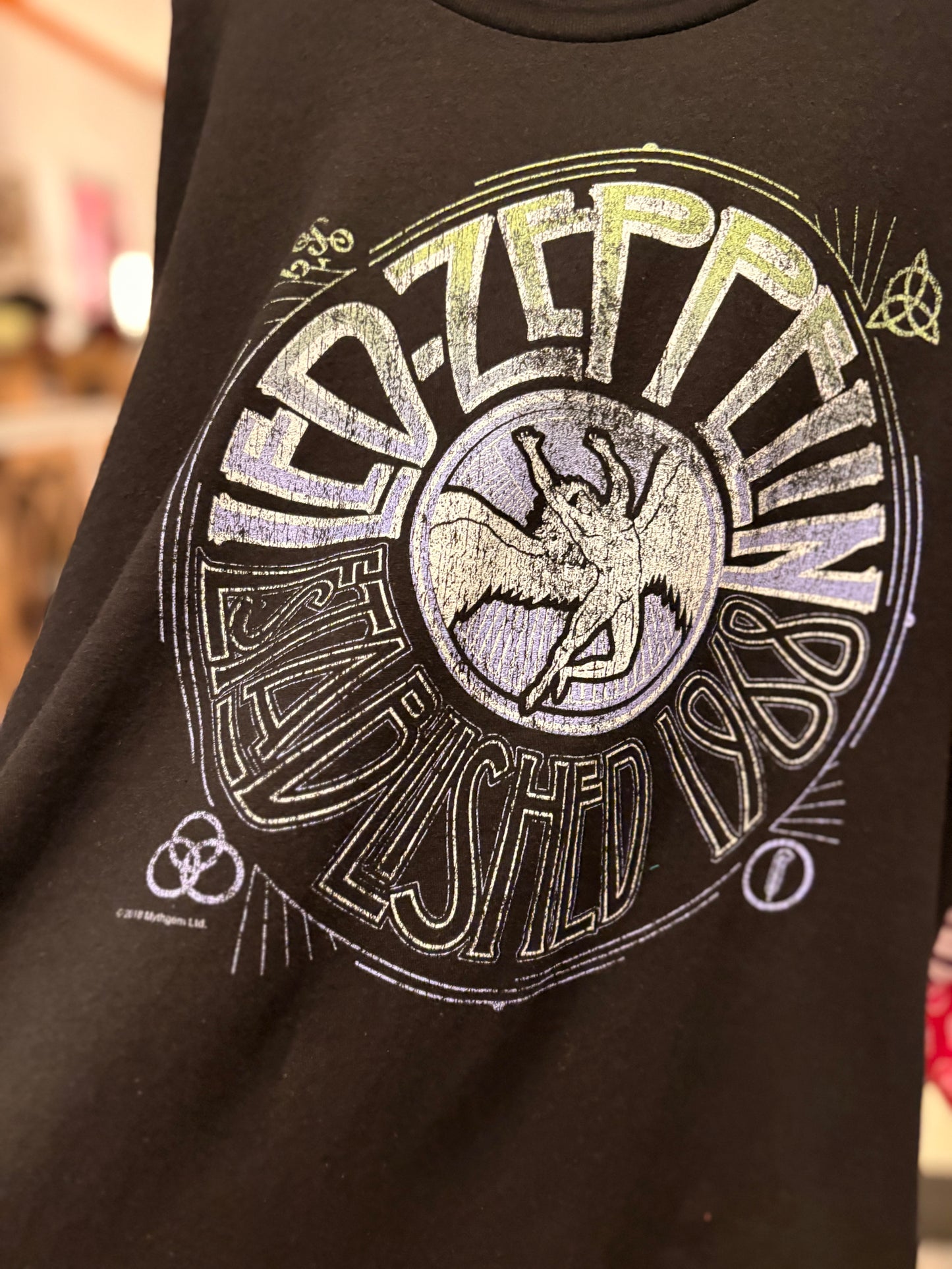 Whole Lotta Love Upcycled Vintage Patchwork Tee Fits a Small to 2X