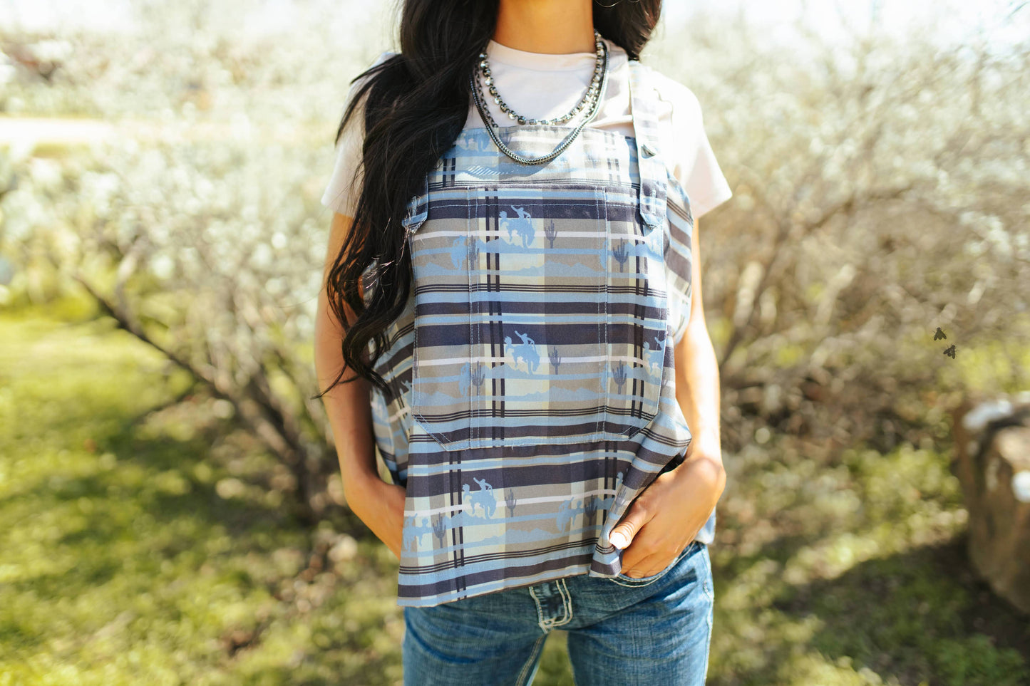 BUCKIN BIBS *PLAID: L/XL