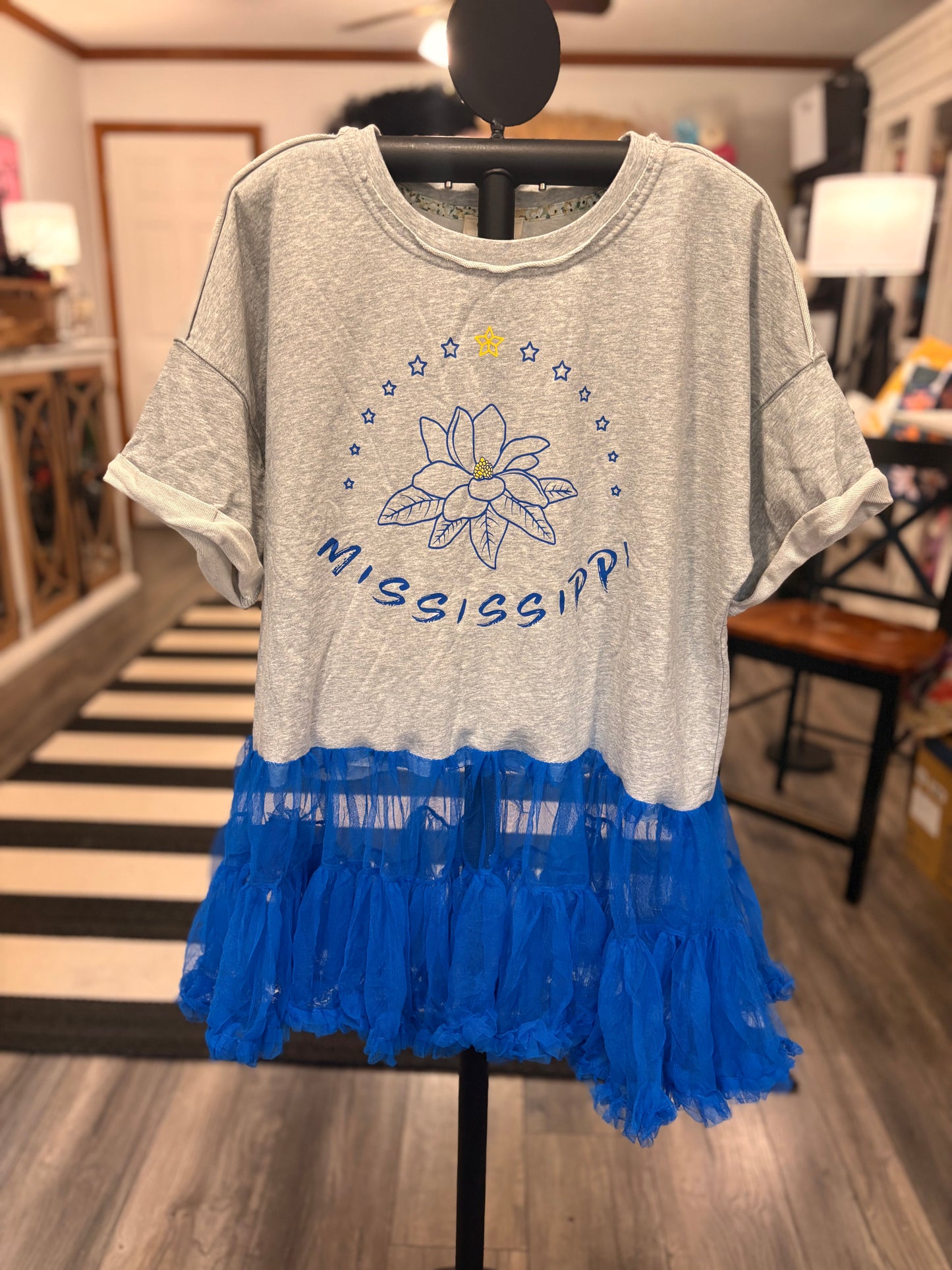 Mississippi Girl Upcycled Rockstar Dress One Size Fits a Small to XXL