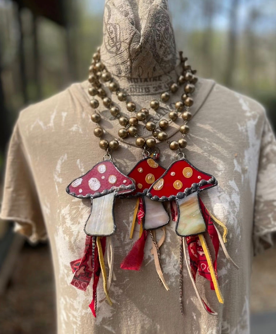 Shroon Stained Glass Necklace