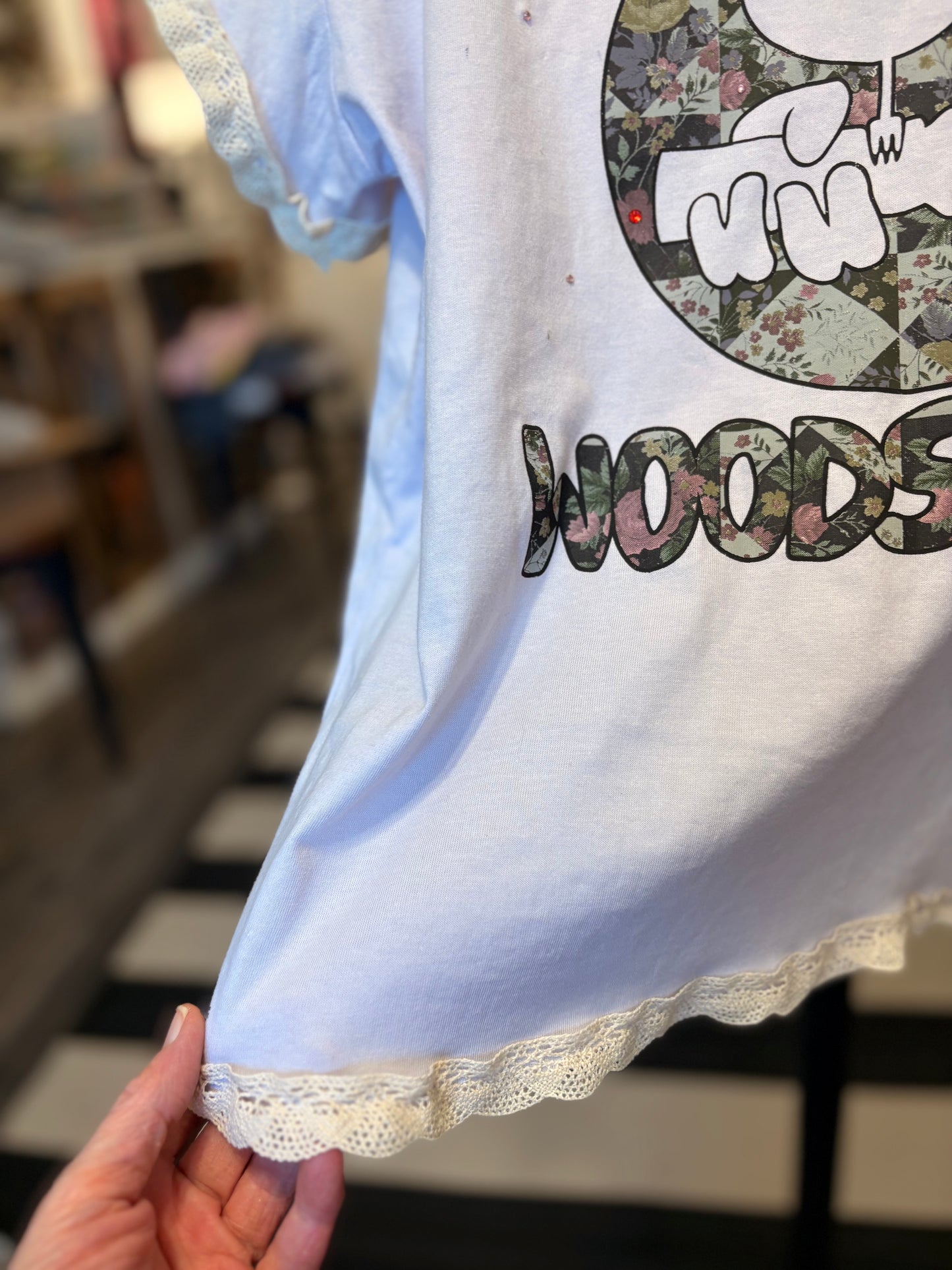 Lavender Woodstock Tee One Size Fits an XS to Medium