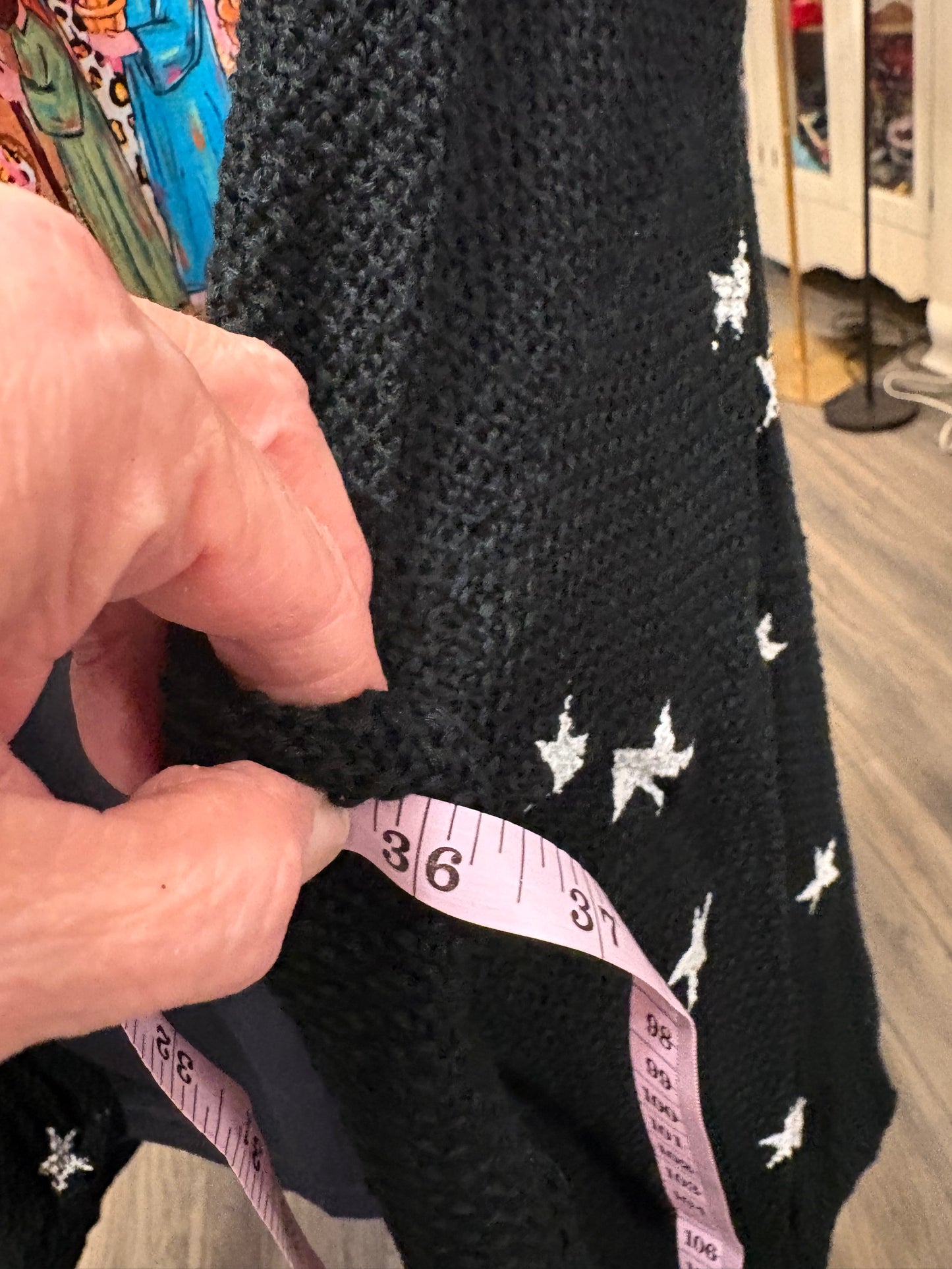 Oh Holy Night Star Sweater Tee One Size Fits a Large to 3X Oversized